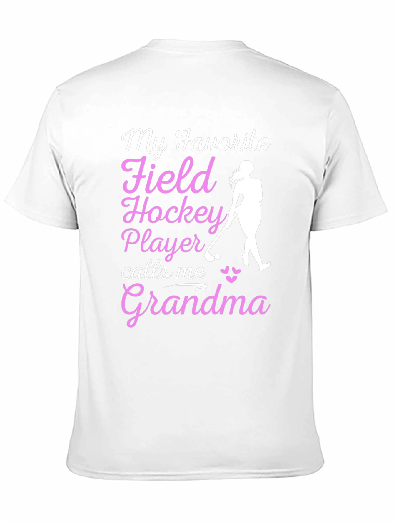 Black Field Hockey Grandma Tee - Love for the Game view 11