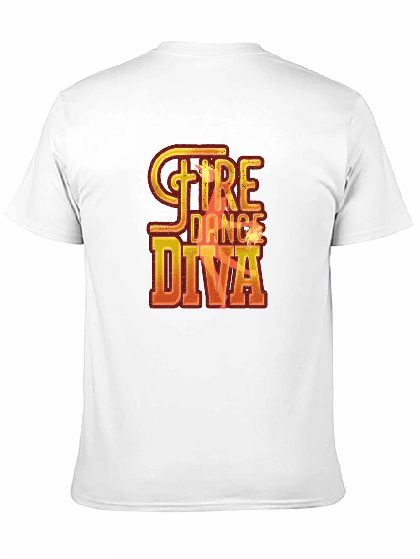Black Fire Dance Diva Graphic Tee - Unique Design view 11