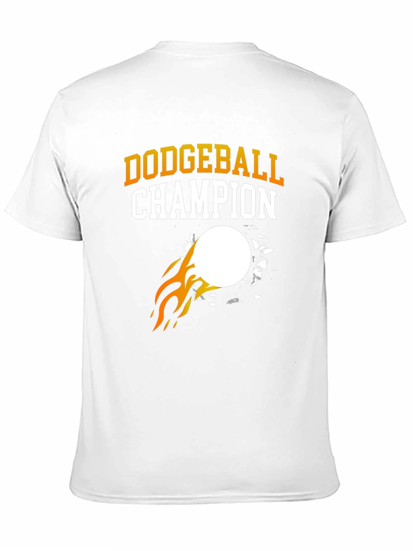 Black Dodgeball Champion Graphic T-Shirt view 11