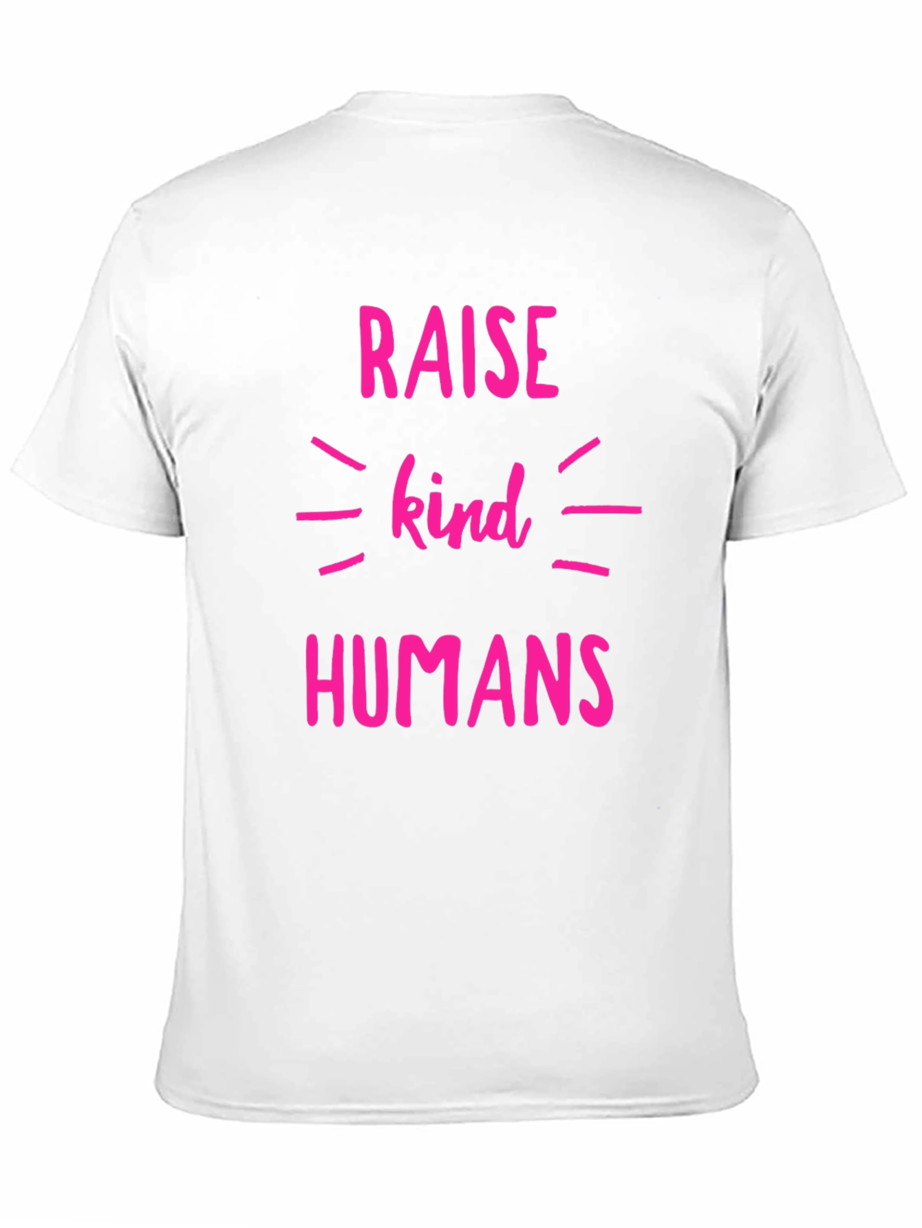 Black Raise Kind Humans T-Shirt - Black Crew Neck Tee view 11