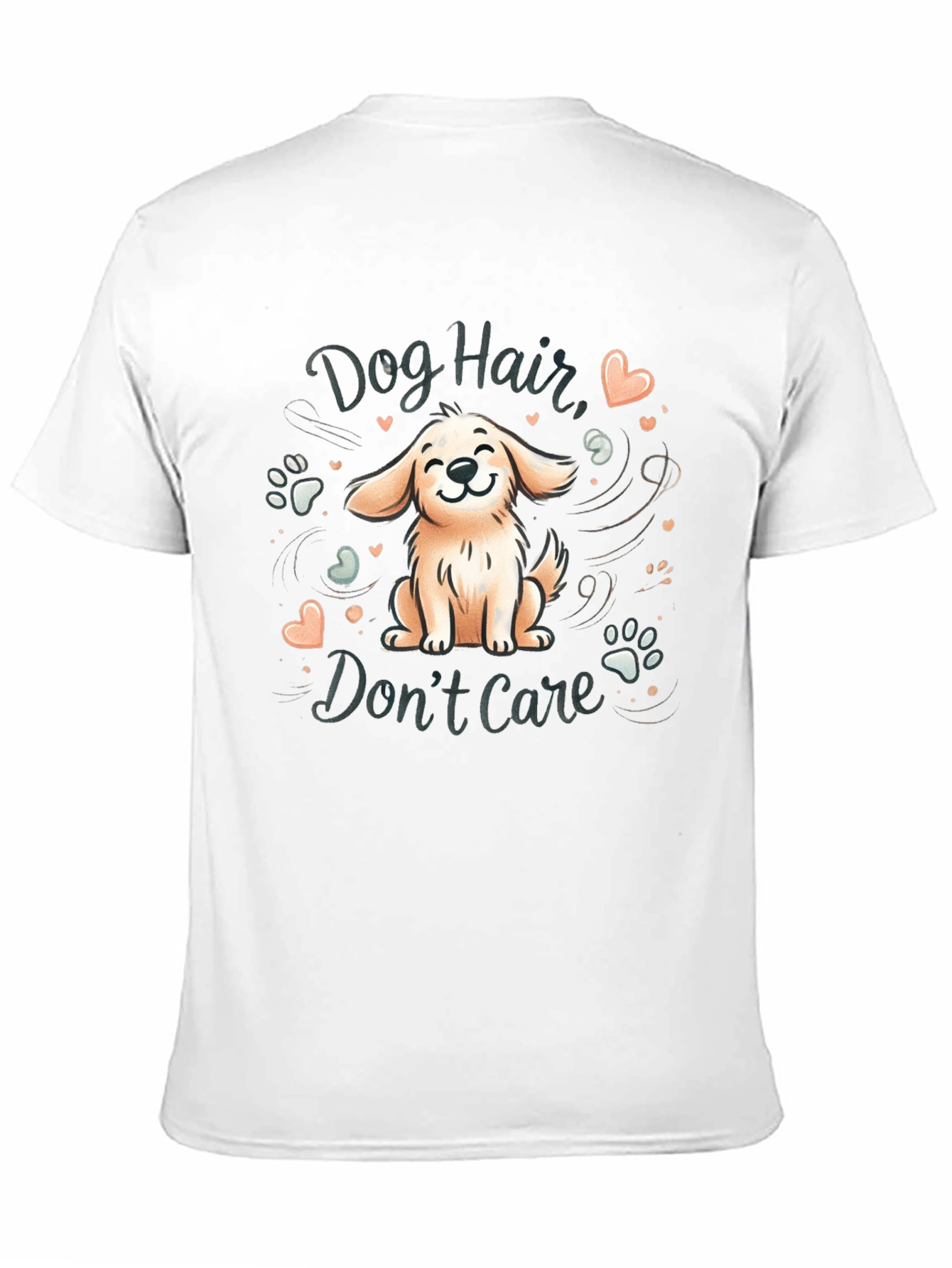 Black Dog Hair, Don't Care Graphic Tee view 11
