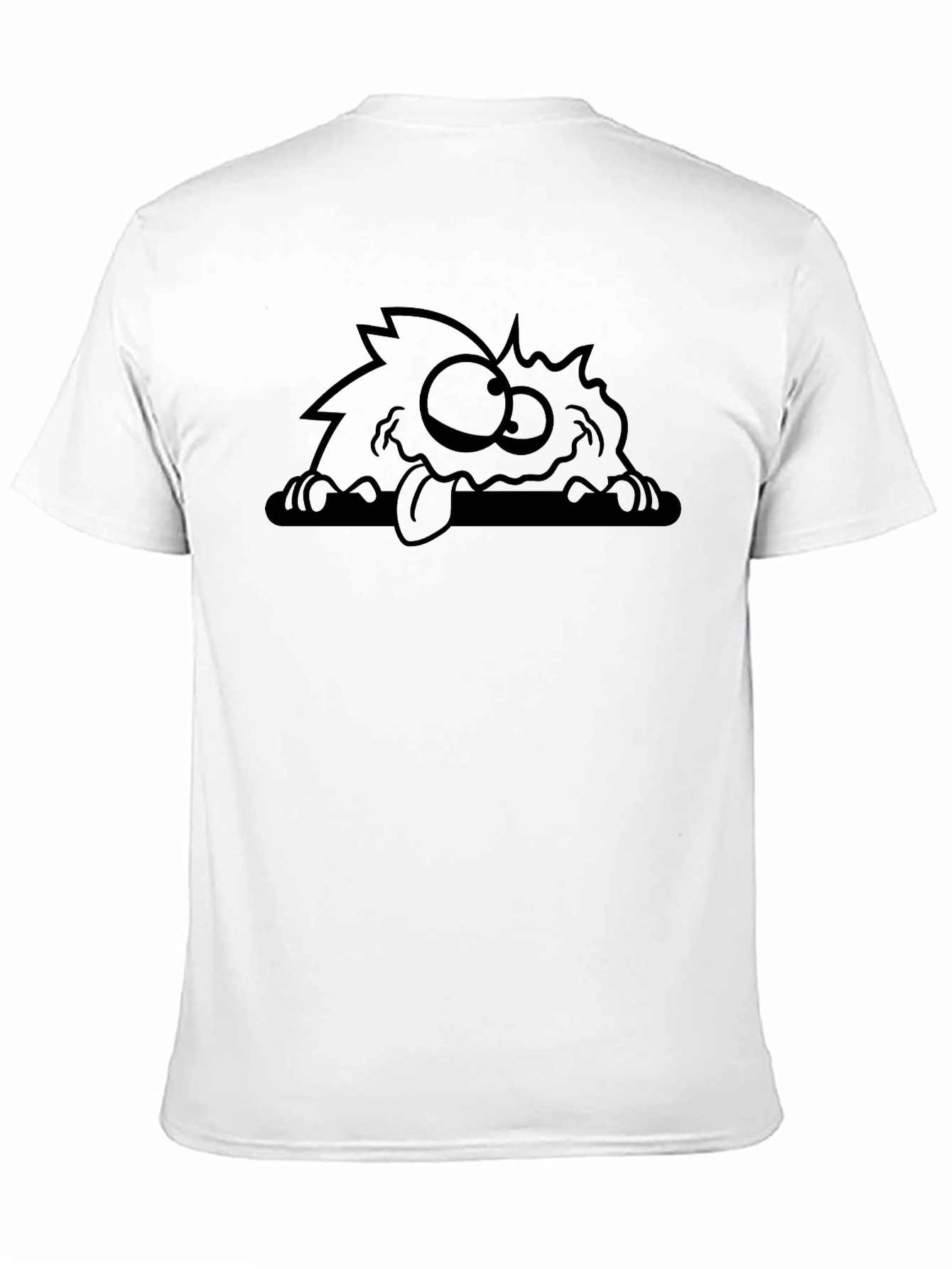 Black Monster Graphic Tee - Funny Creature Design view 11