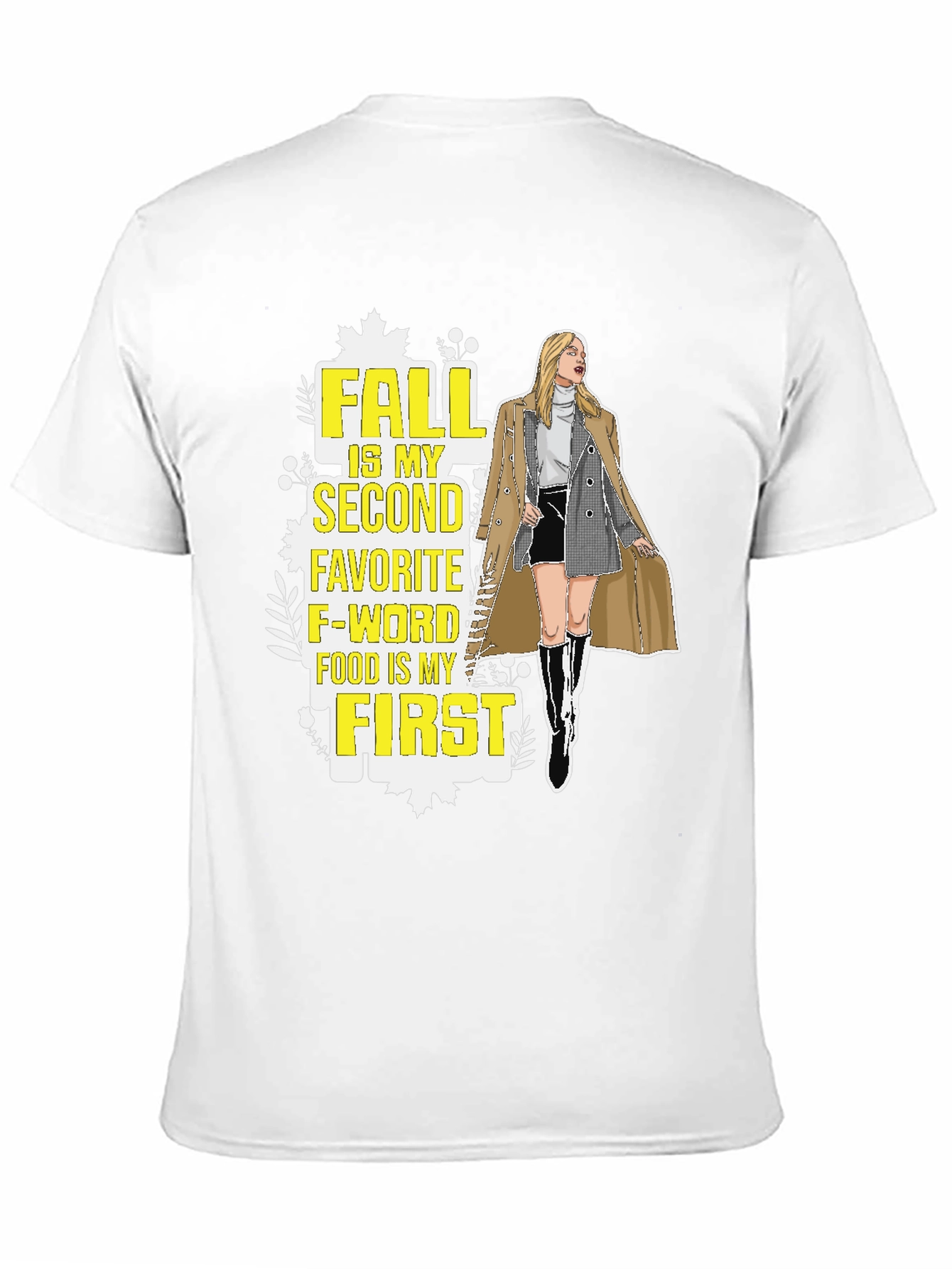 Black Fall Food T-Shirt view 11