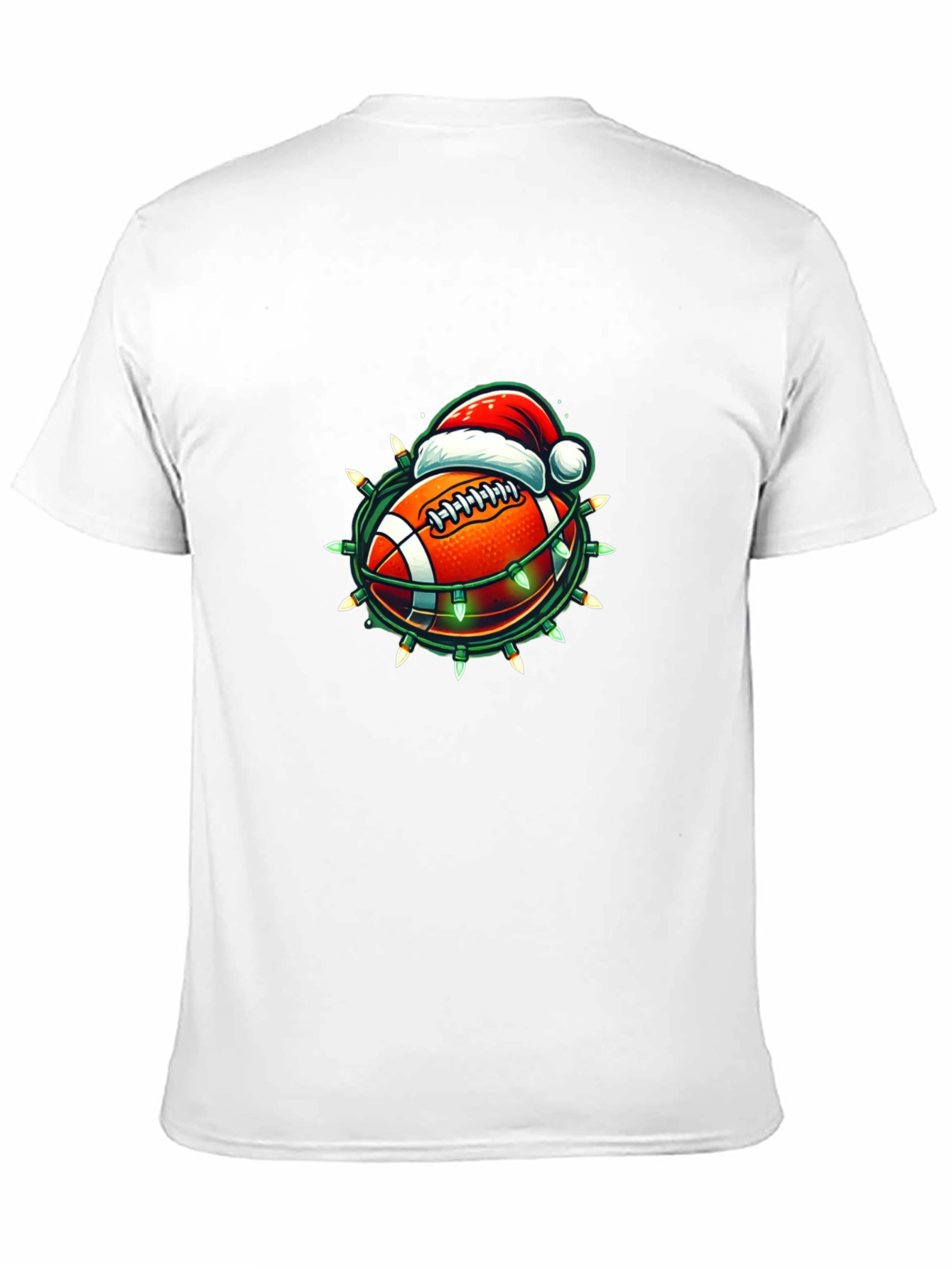Black Festive Football T-Shirt view 11