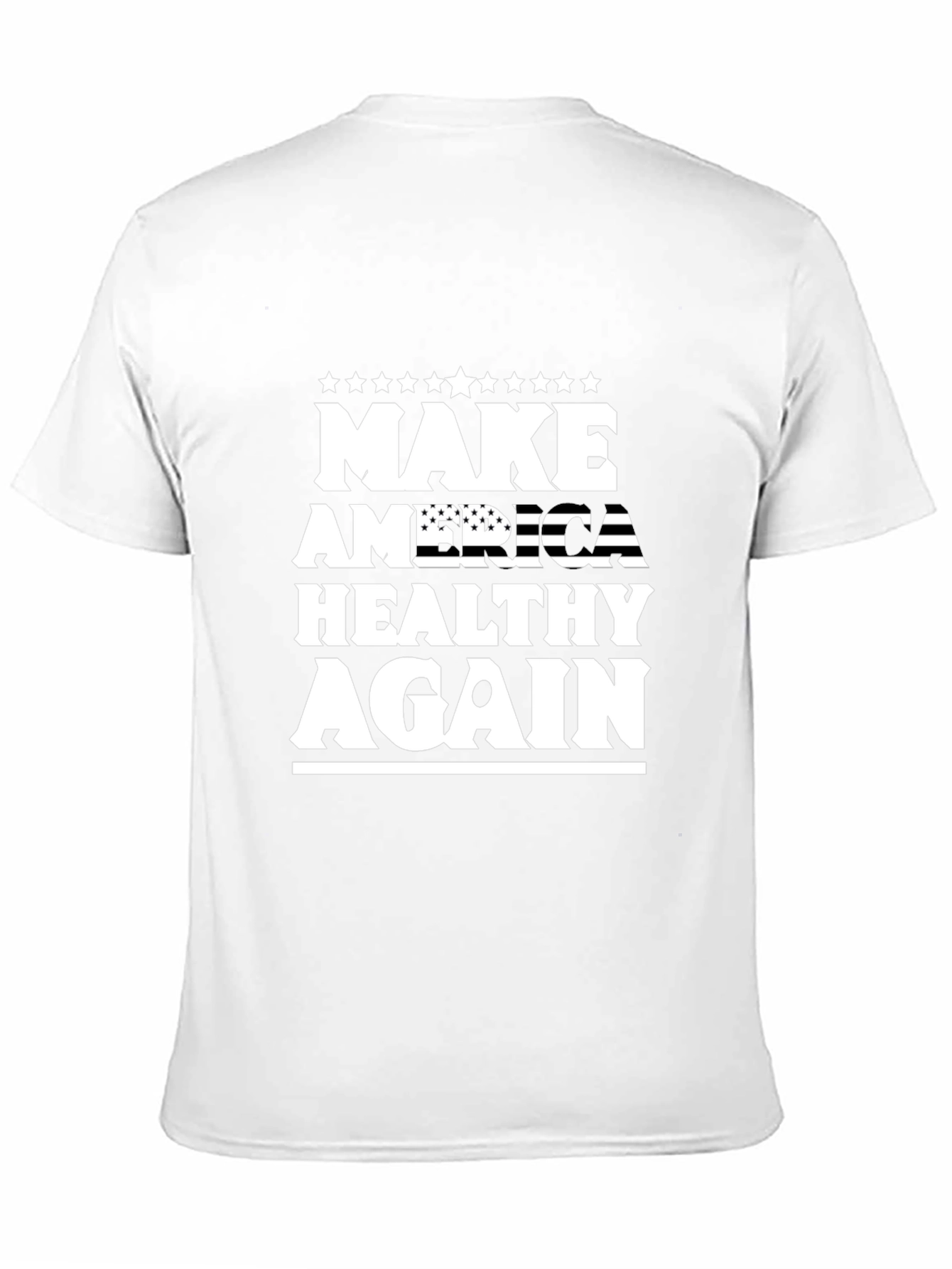 Black Make America Healthy Again Graphic Tee view 11