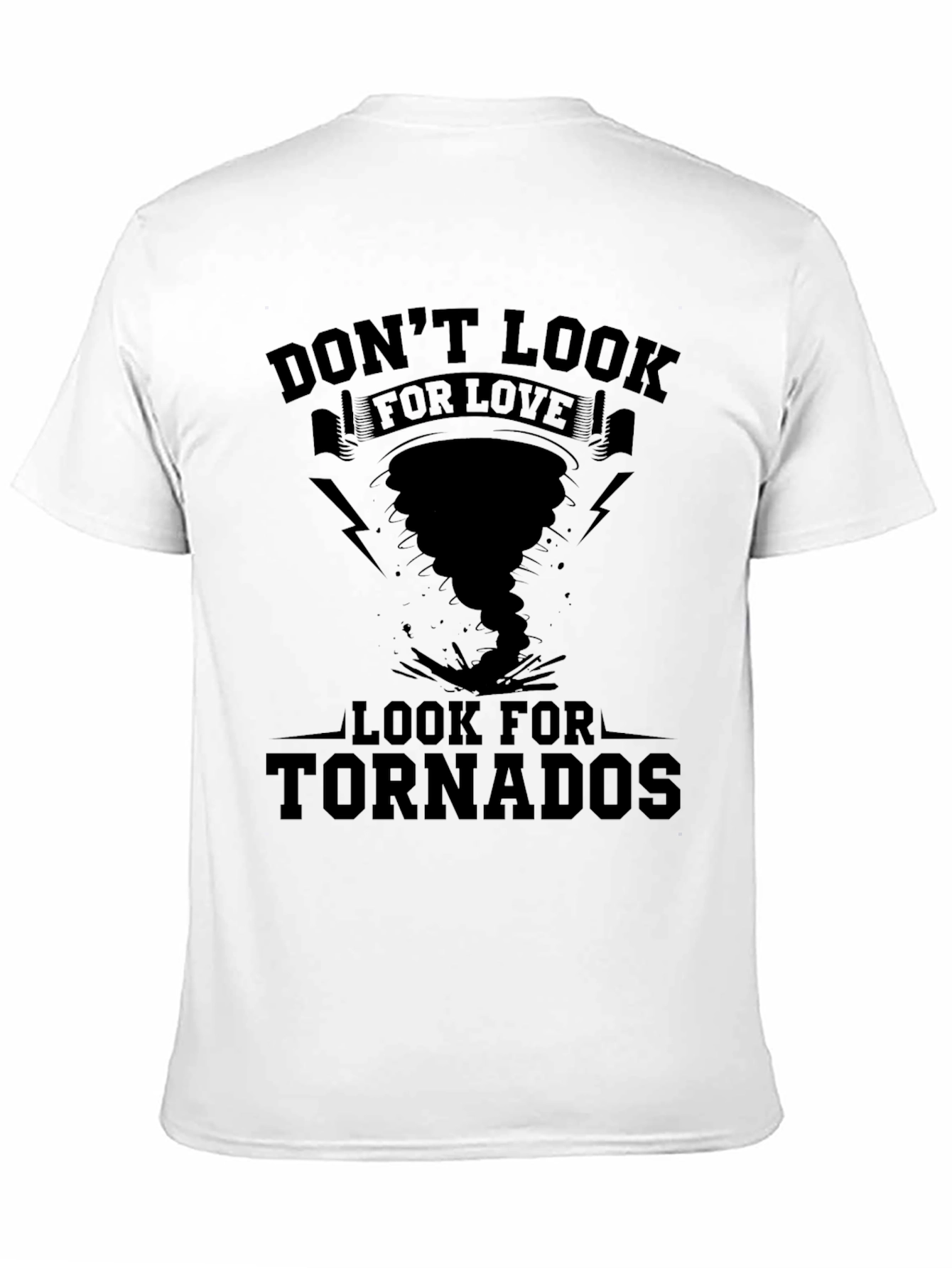 Black Don't Look for Love Tornado T-Shirt view 11