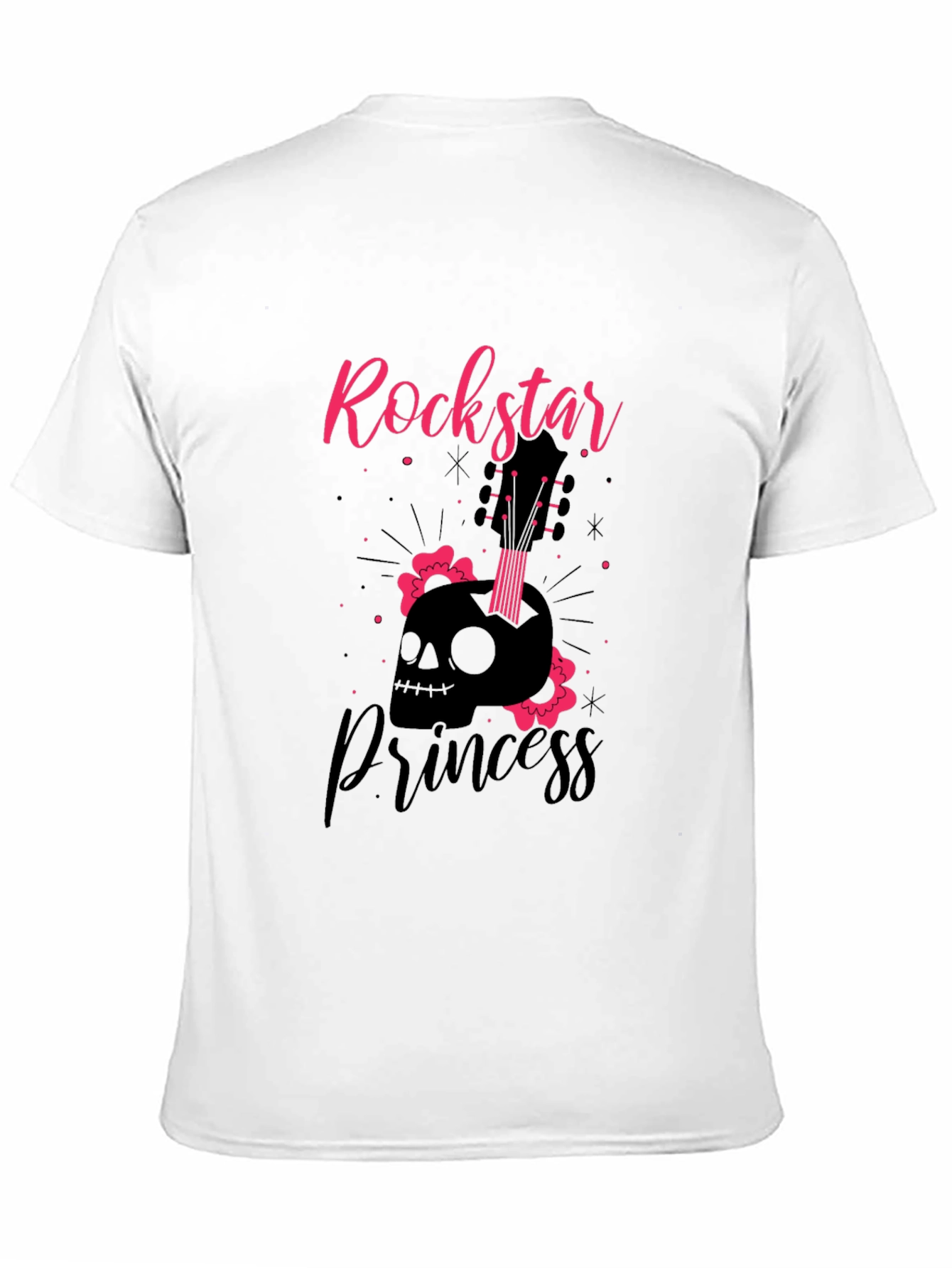 Black Rockstar Princess Black T-Shirt view 11