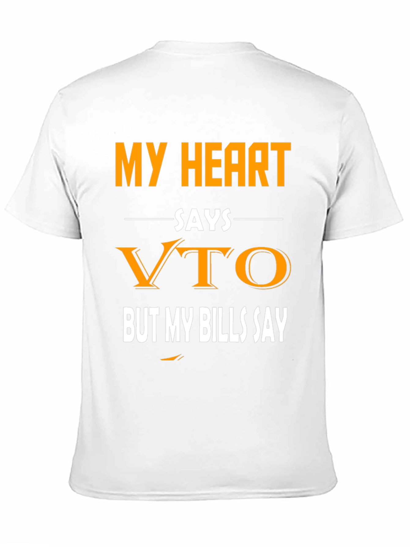 Black Funny VTO Shirt - My Heart Says VTO T-Shirt view 11