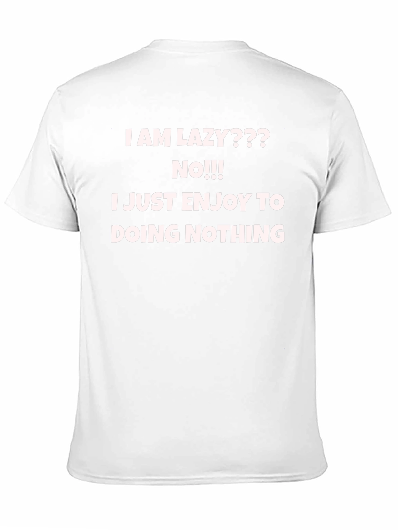 Black Funny Slogan Graphic Tee - Lazy Enjoyment view 11