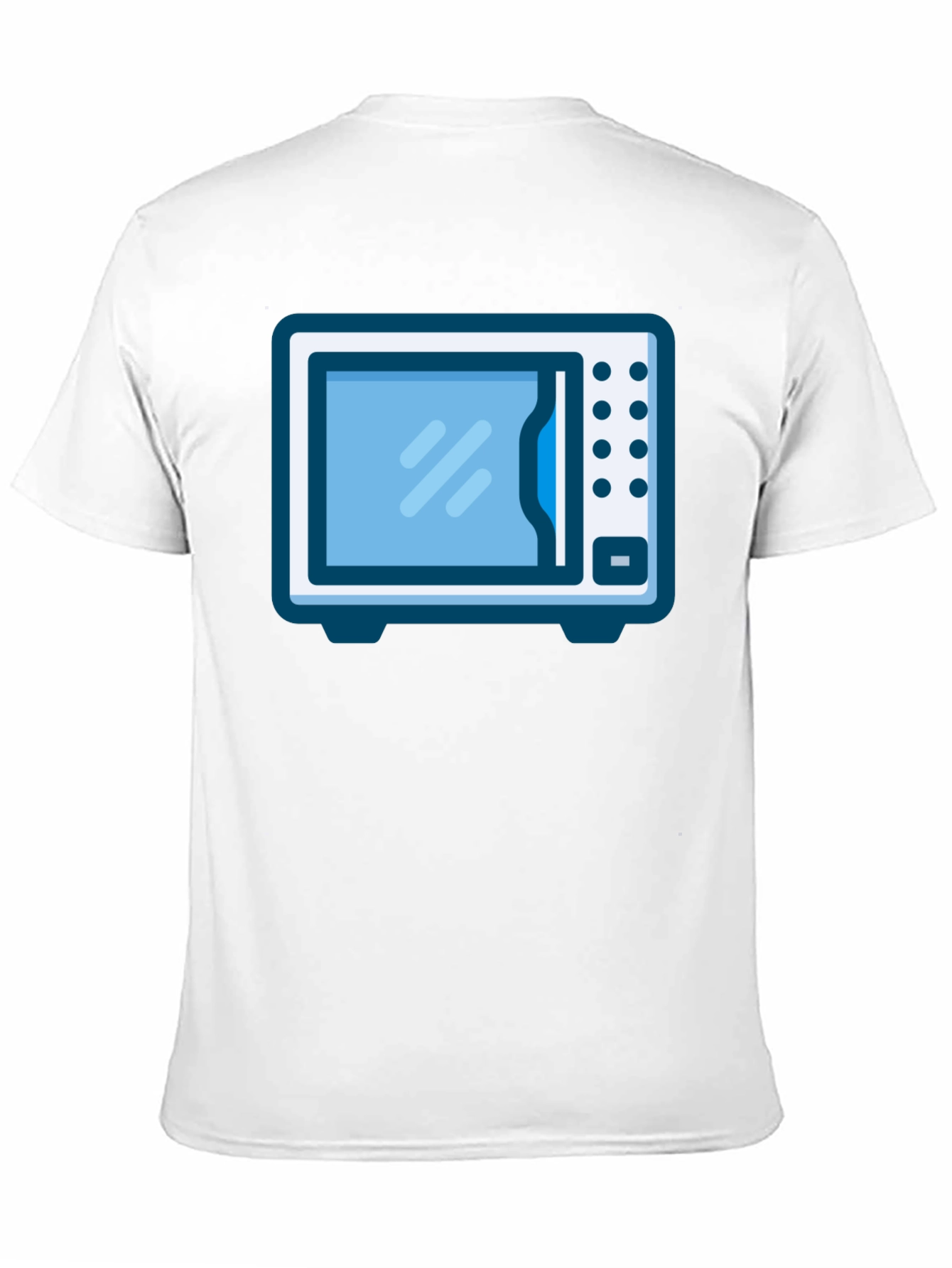 Black Microwave T-Shirt - Quirky Graphic Tee view 11