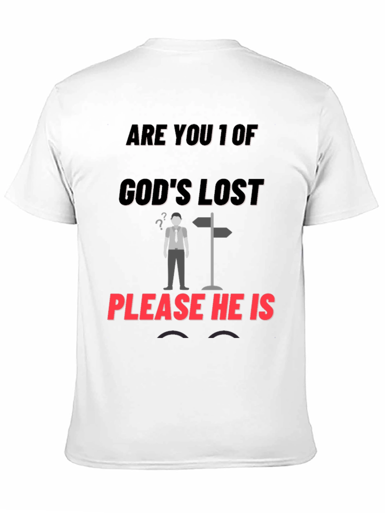 Black Lost? Graphic Tee - Find Your Way view 11