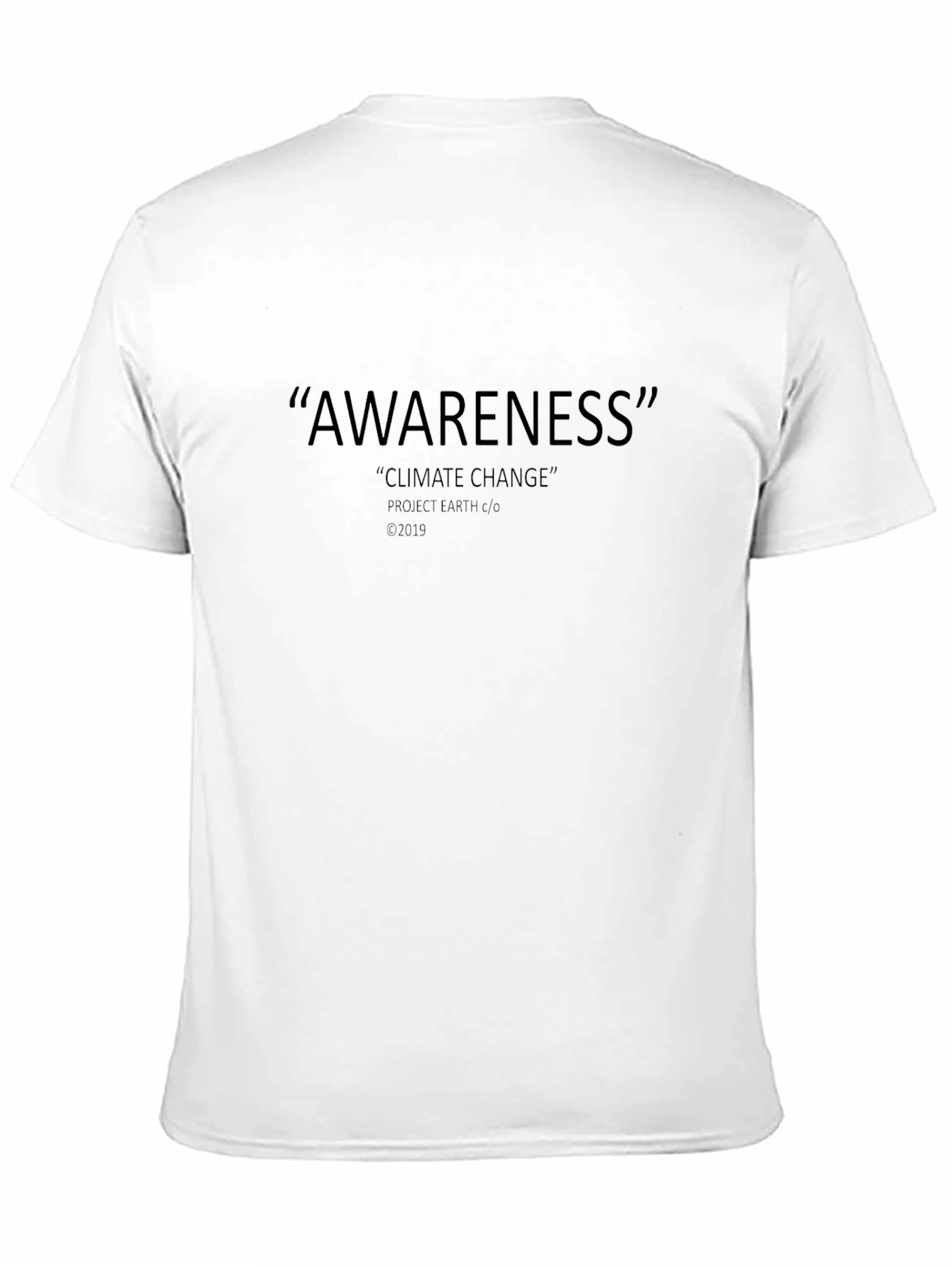 Black Climate Change Awareness T-Shirt - Project Earth view 11