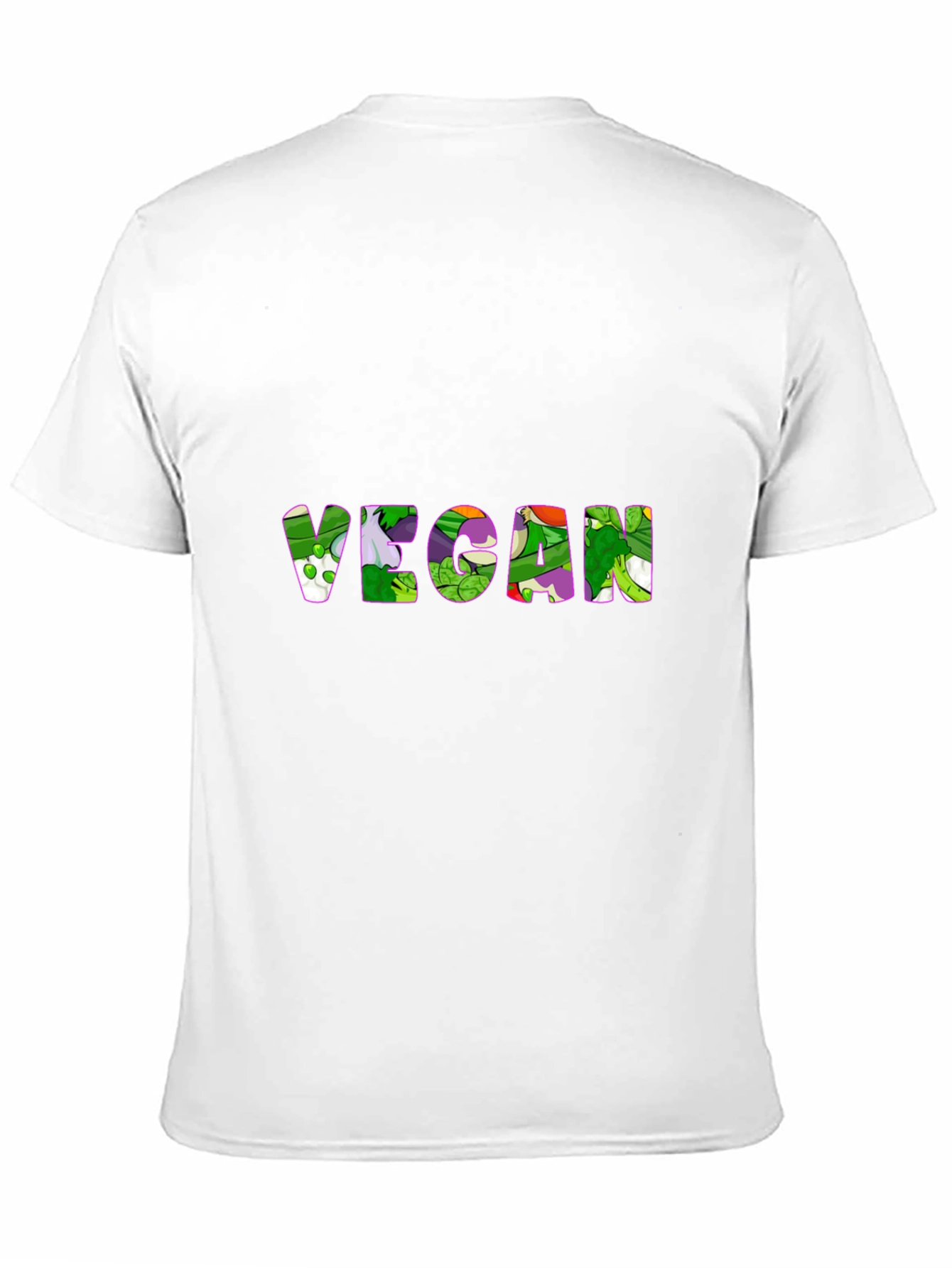Black Vegan T-Shirt - Plant Based Lifestyle Tee view 11