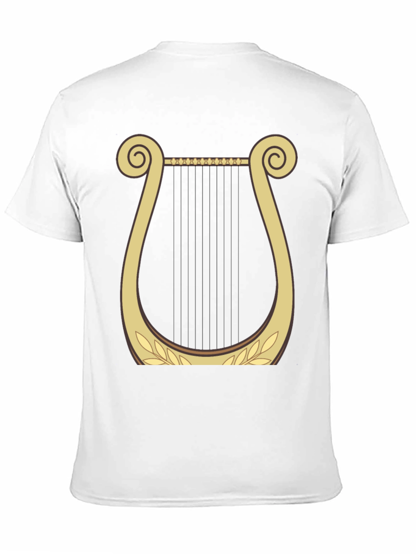 Black Lyre Graphic Tee - Black Cotton Comfort view 11