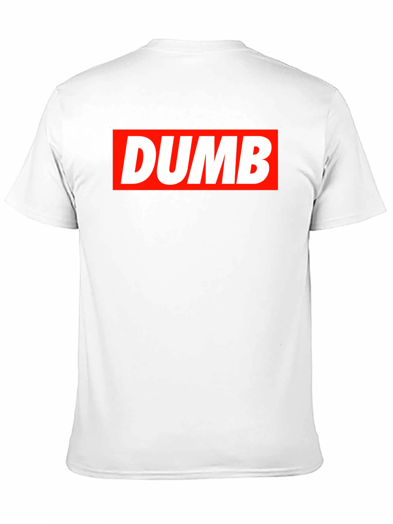 Black DUMB Graphic T-Shirt - Bold Statement Tee view 11