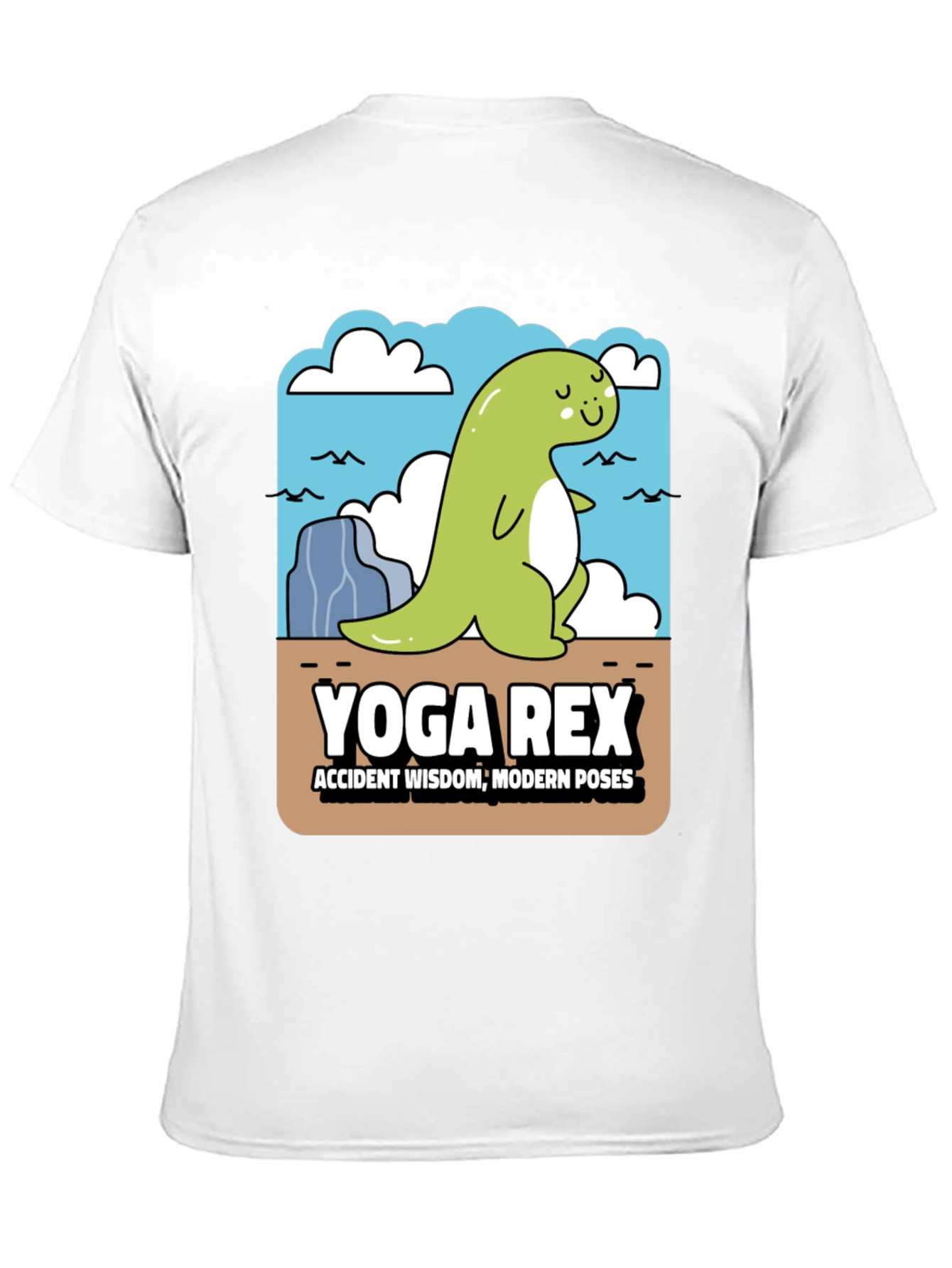 Black Yoga Rex Graphic T-Shirt view 11