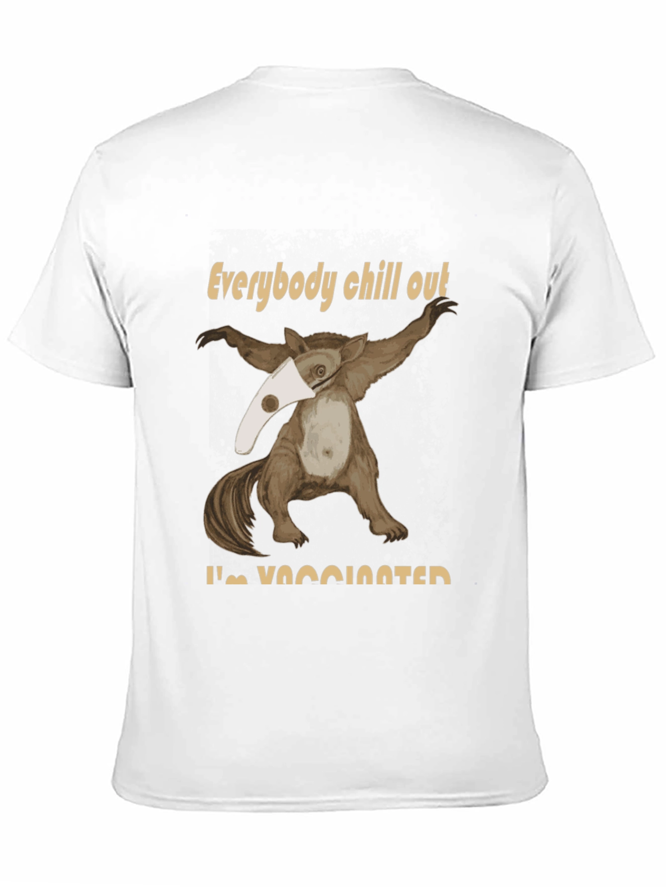 Black Funny Vaccinated Opossum T-Shirt view 11