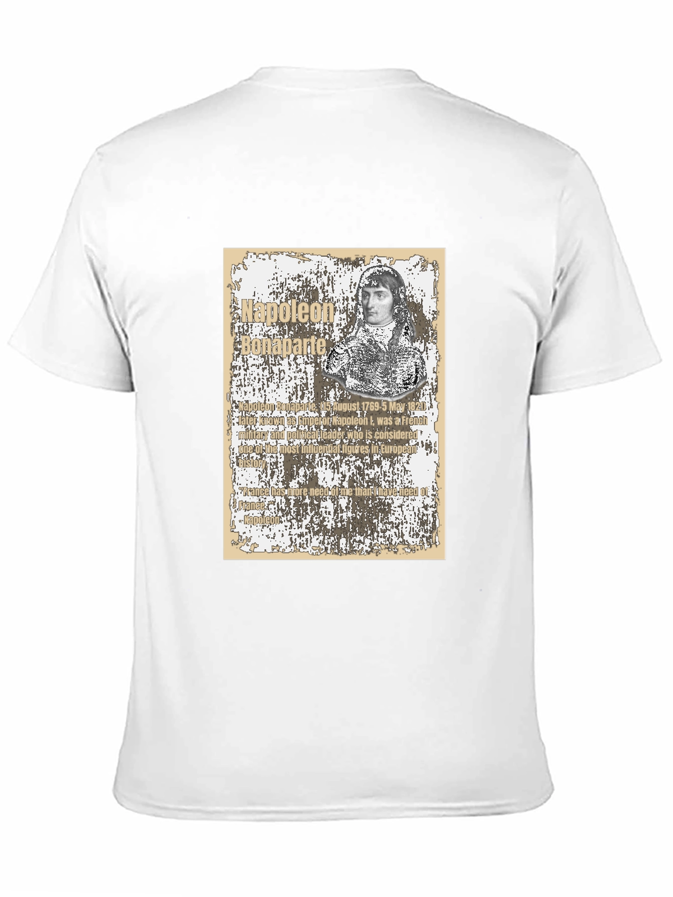 Black Napoleon Bonaparte Graphic T-Shirt  view 11