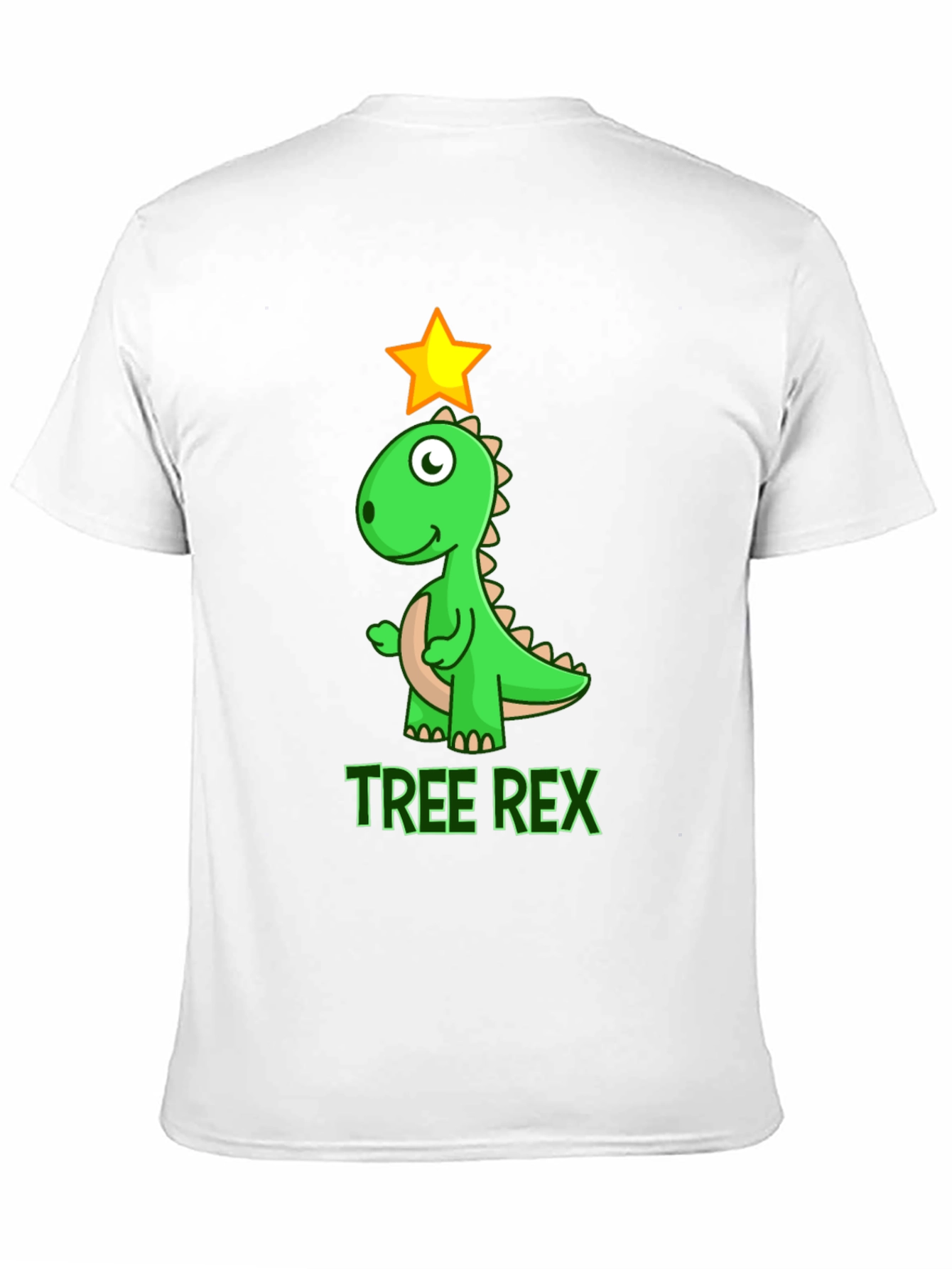 Tree Rex T-Shirt - Festive Dinosaur Tee - 11