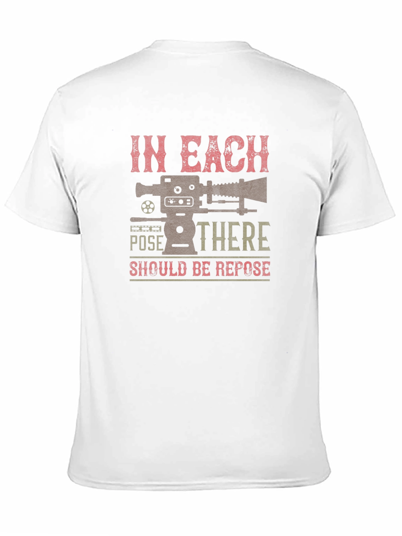 Black In Each Pose There Should Be Repose Black T-Shirt view 11