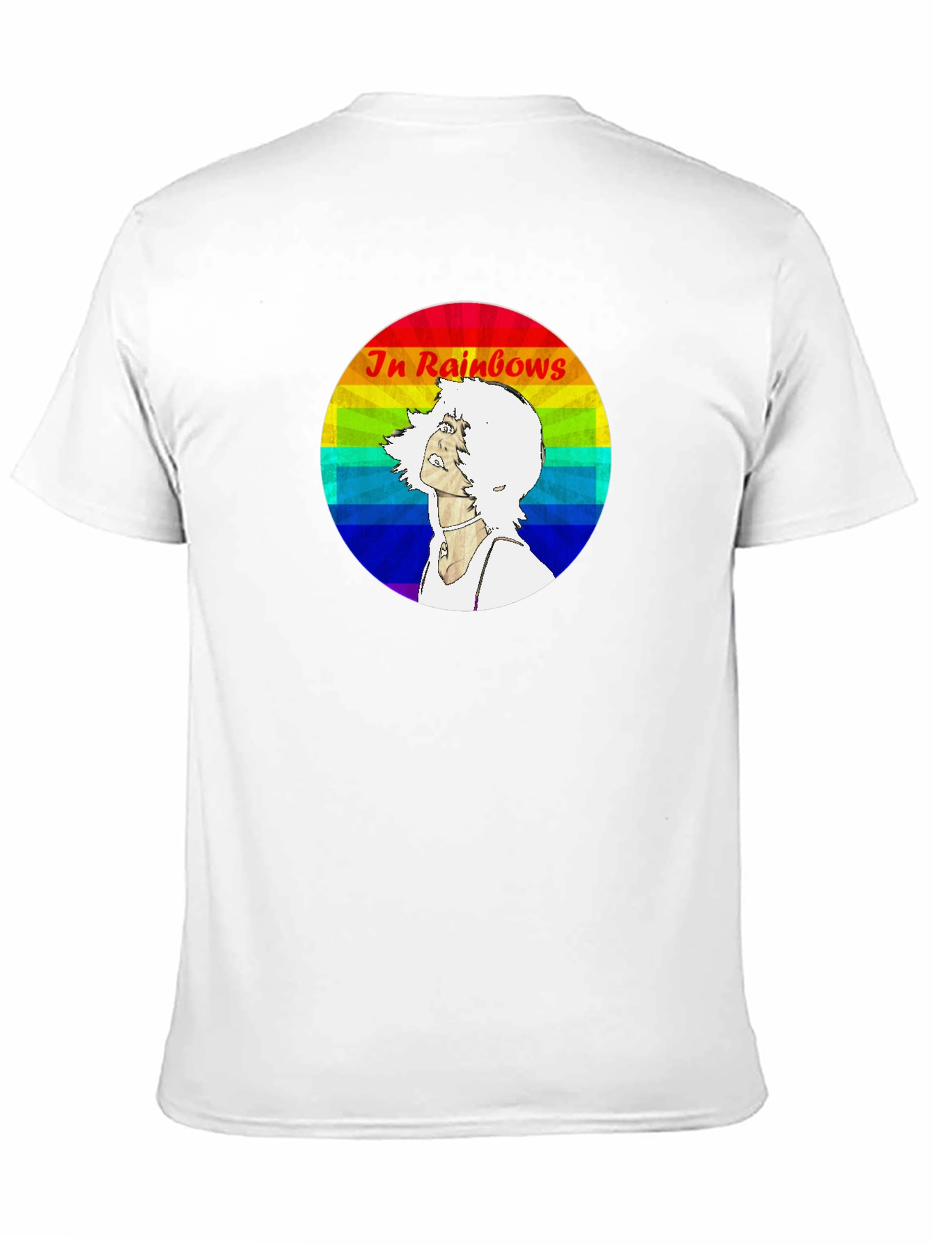 Black In Rainbows Graphic T-Shirt - Black Cotton Blend view 11