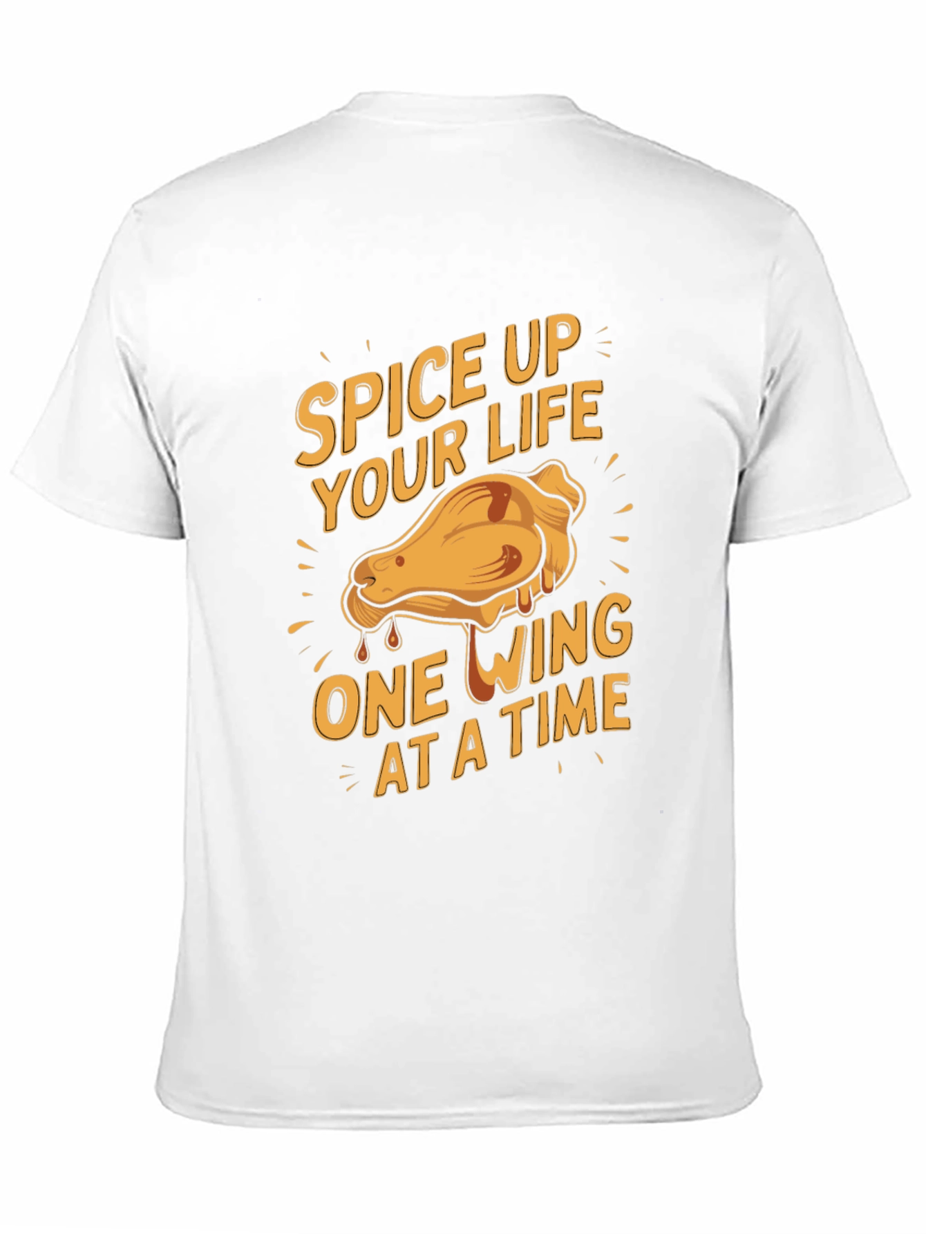 Black Spice Up Your Life Chicken Wing Graphic Tee view 11