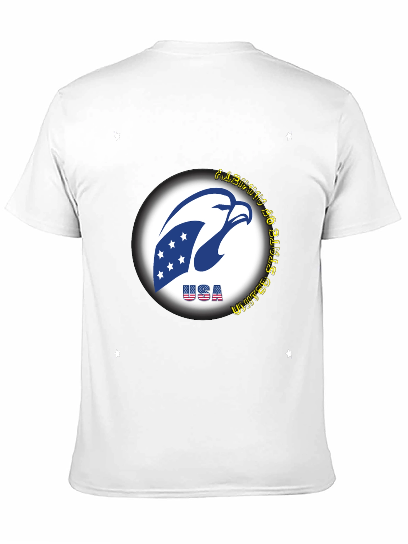 Black USA Eagle Graphic Tee - Patriotic Style view 11