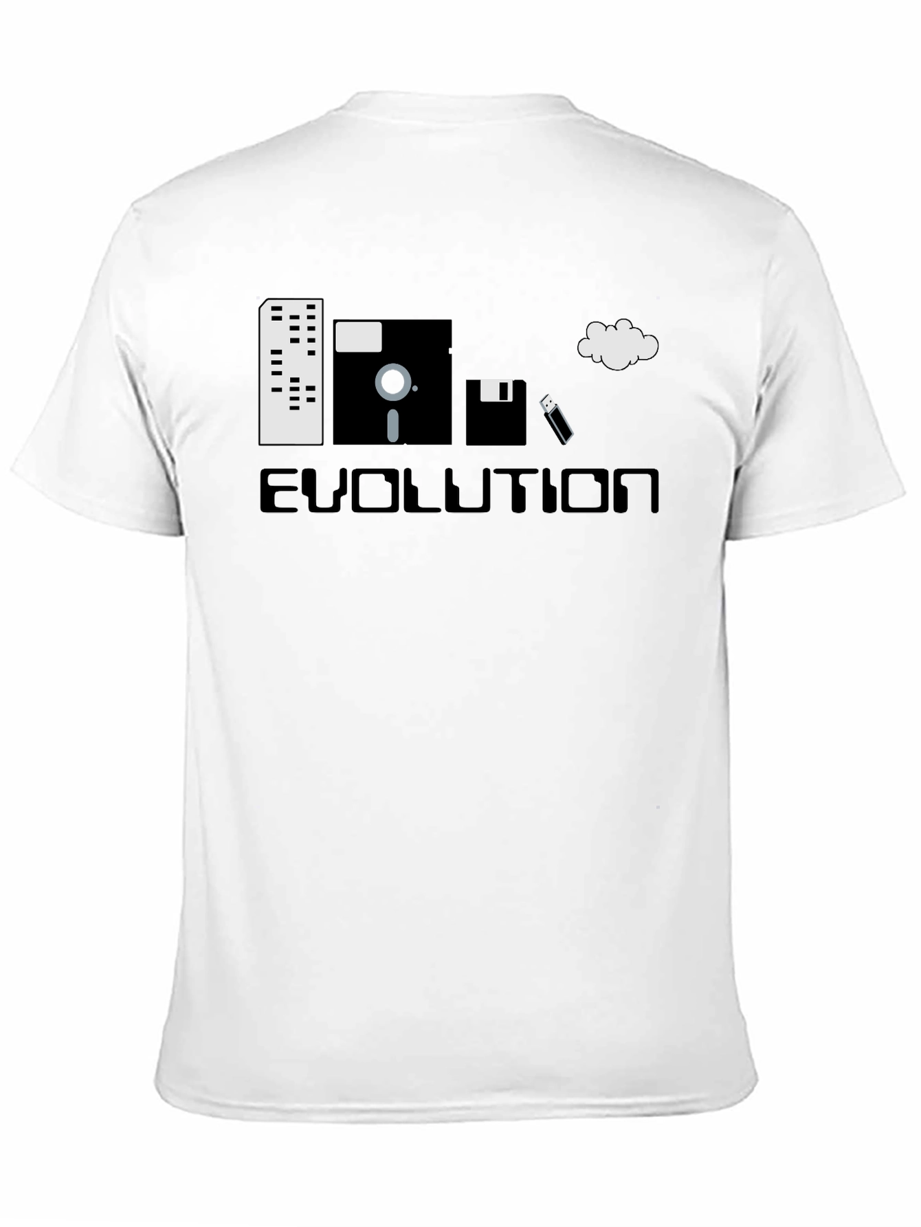 Black Evolution of Storage Black T-Shirt view 11
