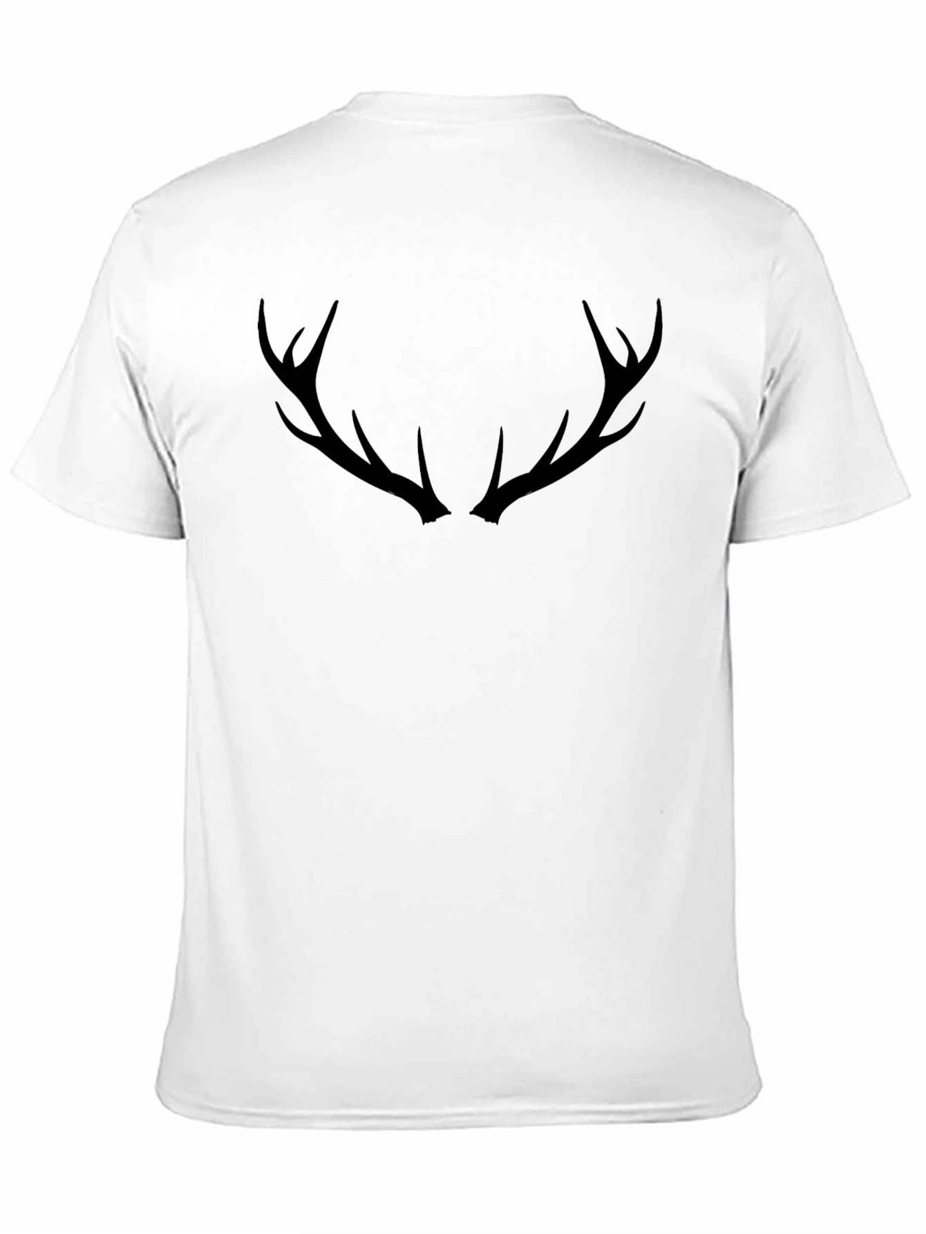 Black Antler Graphic Tee - Black Cotton Blend view 11