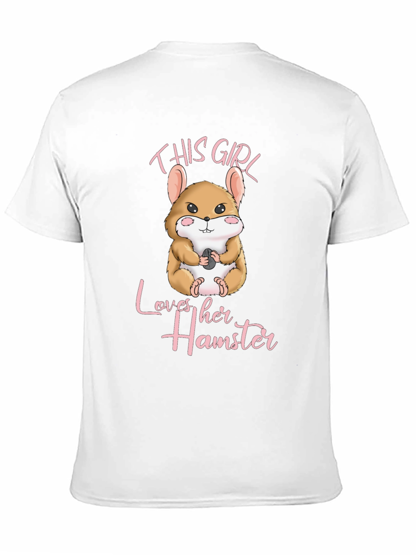 Black Cute Hamster Lover T-Shirt view 11