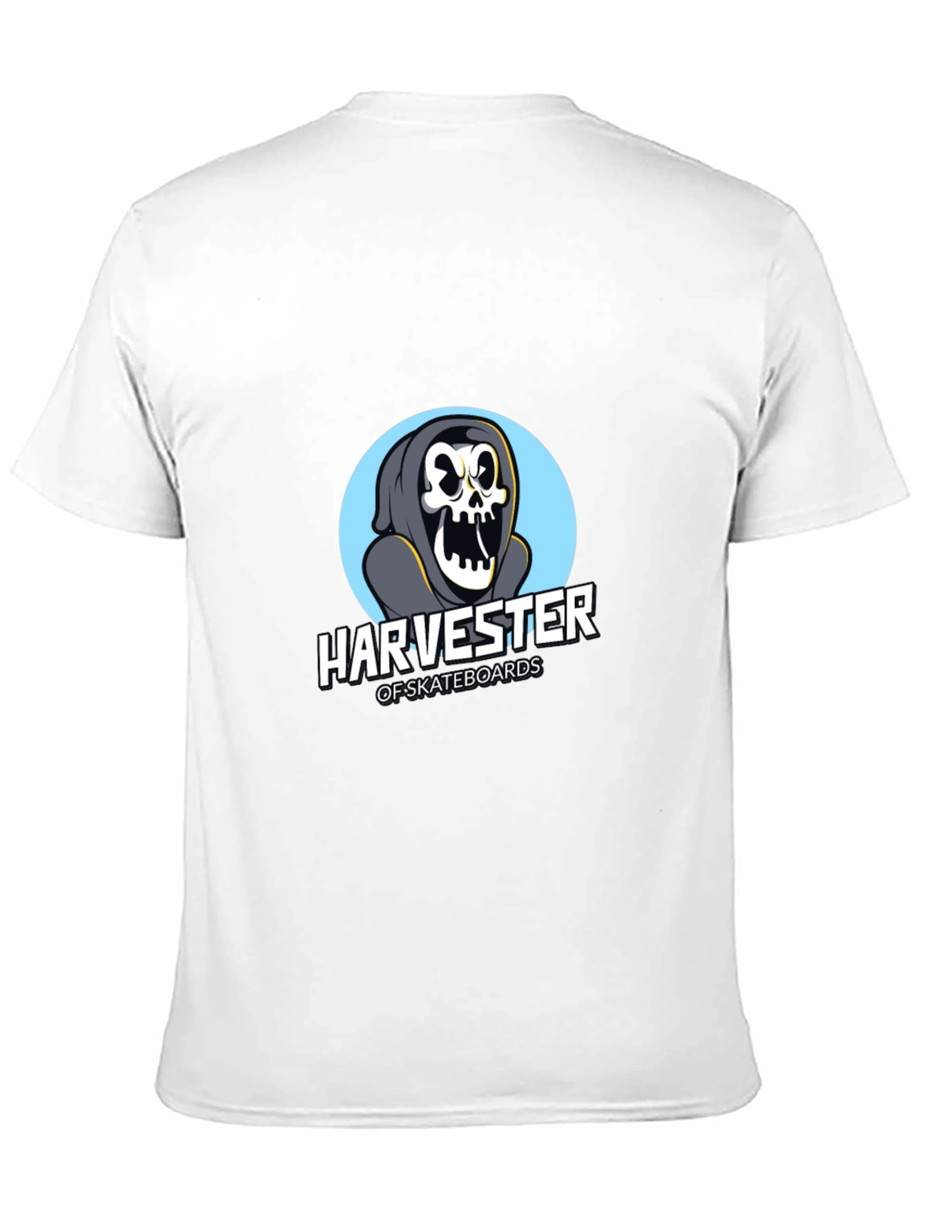 Black Harvester of Skateboards Graphic Tee view 11