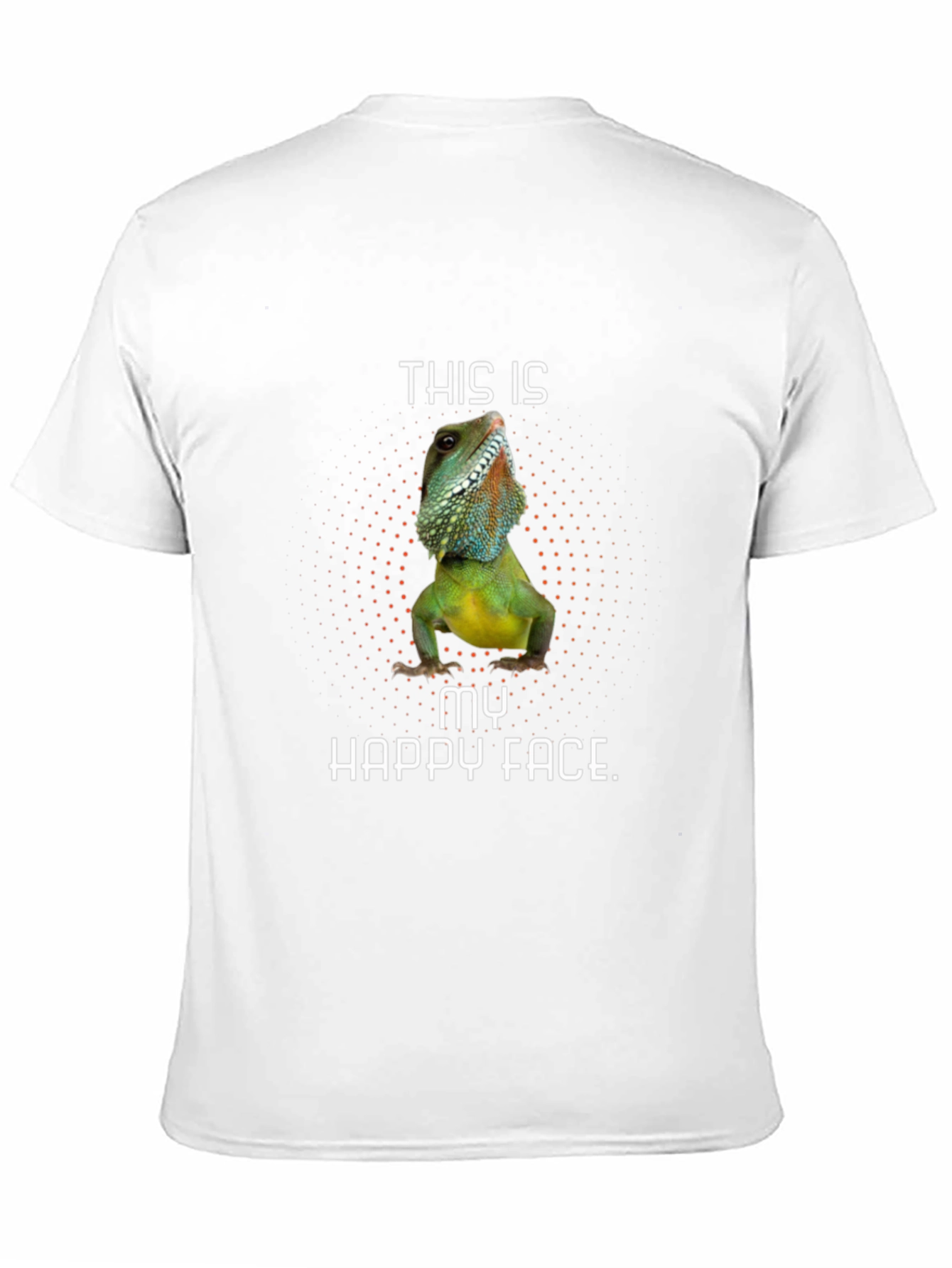 Black Lizard Happy Face Graphic Tee view 11