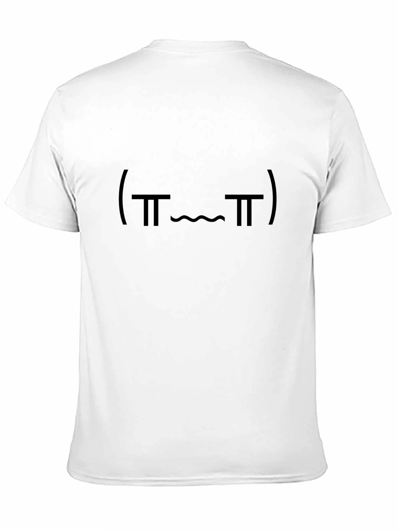 Black Black Emoticon T-Shirt - Funny Expression Tee view 11