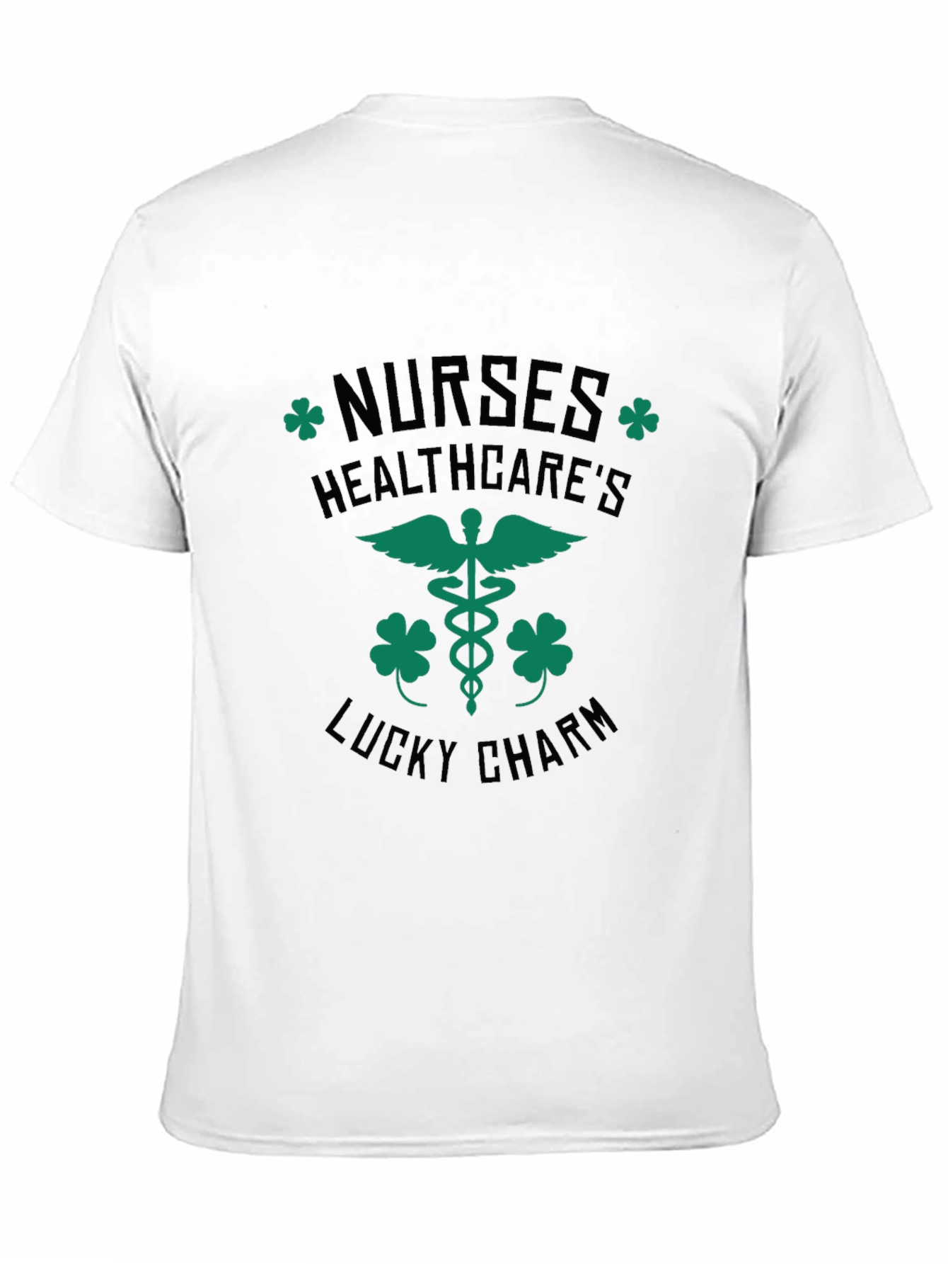 Black Nurses Healthcare's Lucky Charm T-Shirt - St Patrick's Day Tee view 11