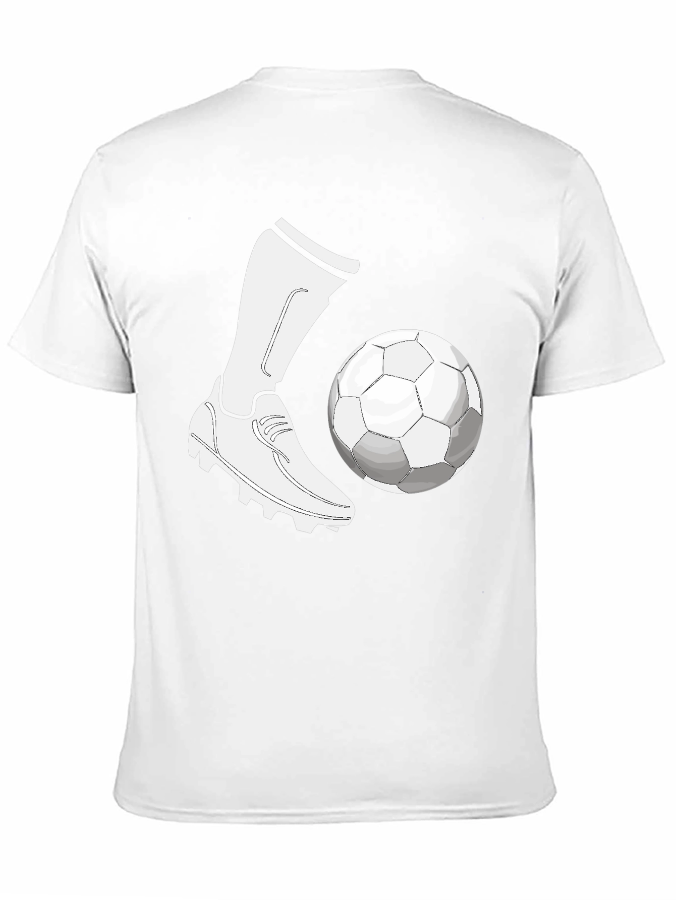 Black Soccer Kick T-Shirt: Sporty Style view 11
