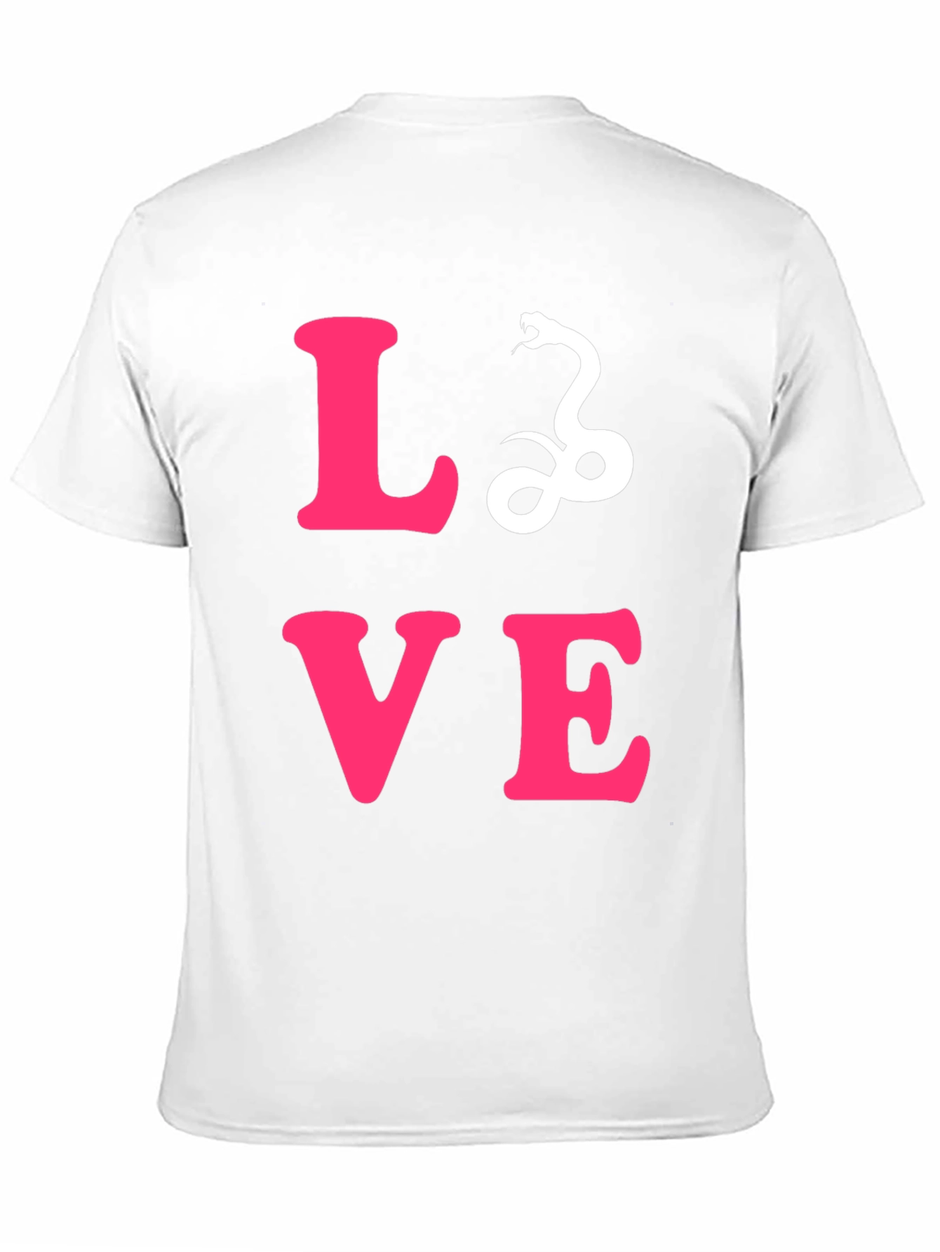 Black Love Snake Graphic Tee - Stylish Unisex T-Shirt view 11