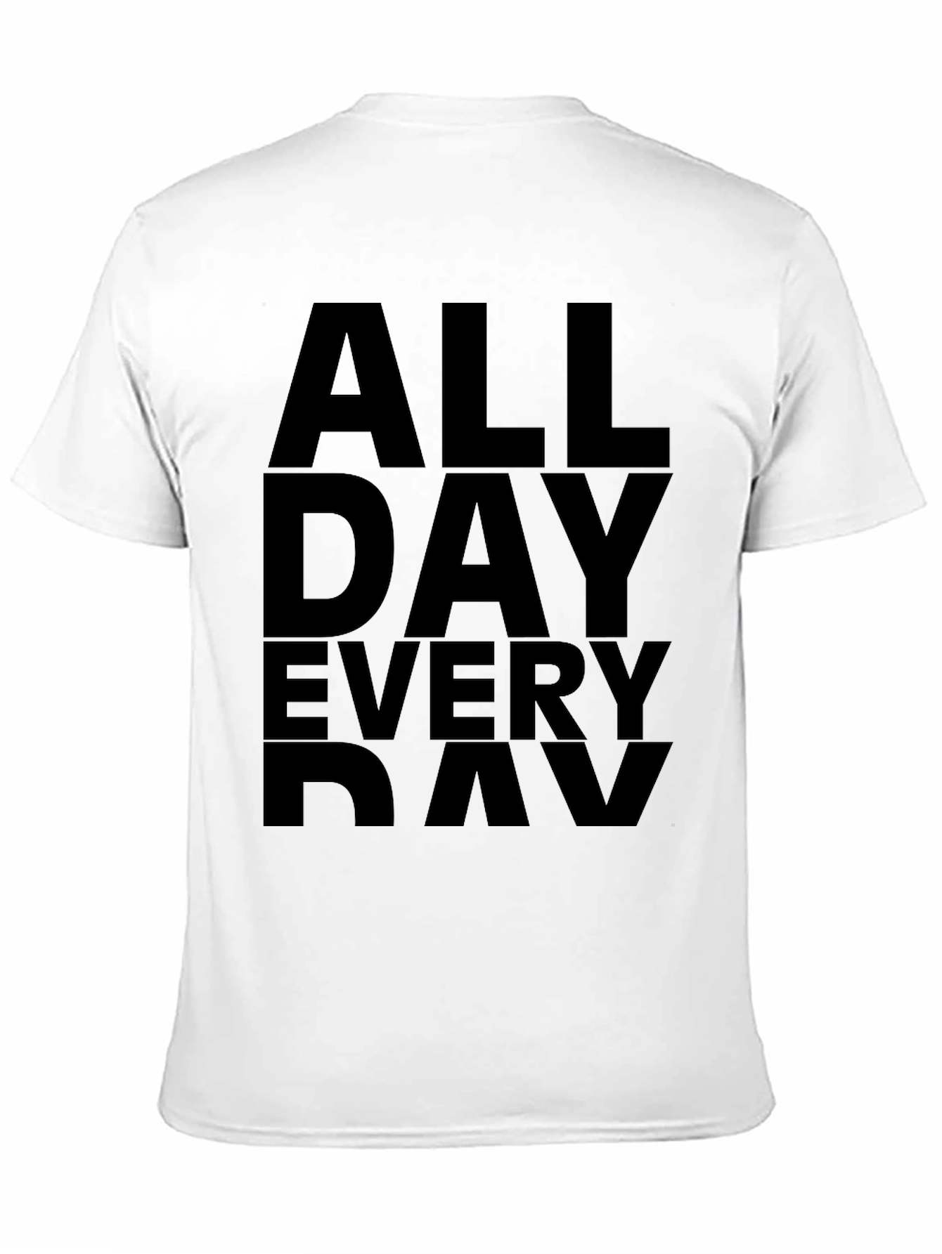 Black All Day Every Day Black Graphic Tee view 11