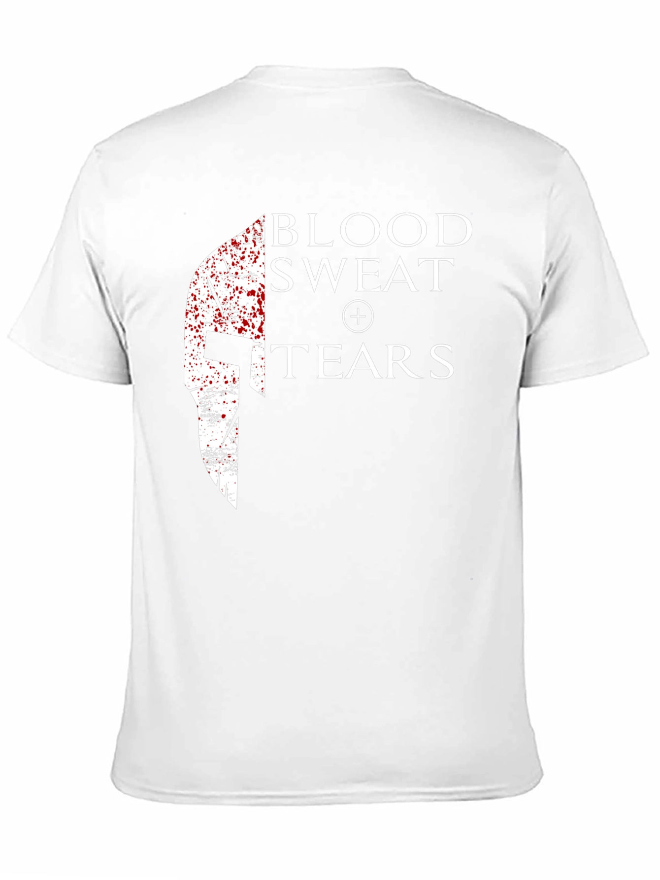 Black Blood Sweat Tears Spartan Helmet T-Shirt - Black view 11
