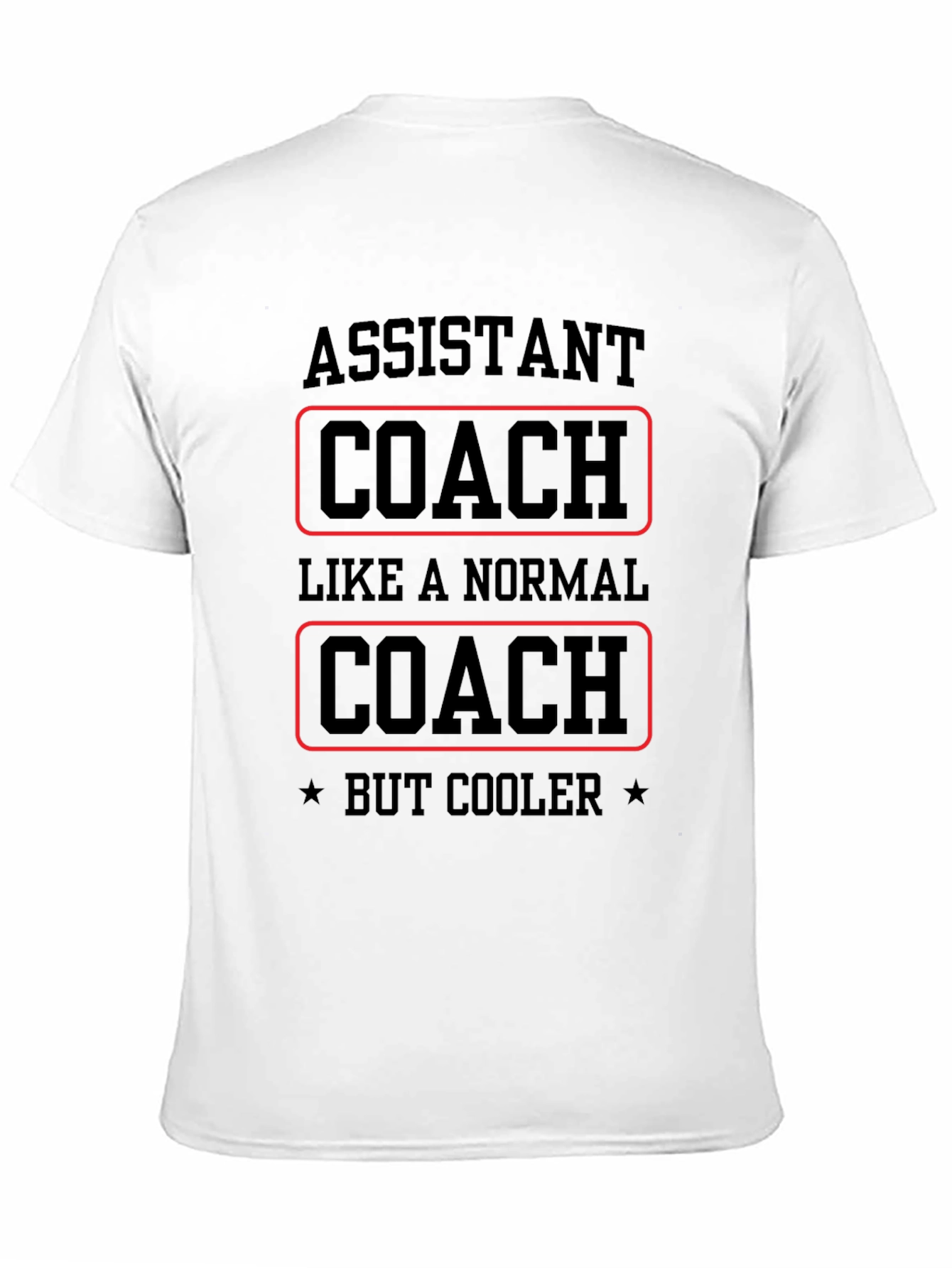 Black Assistant Coach T-Shirt - Like a Normal Coach, But Cooler! view 11