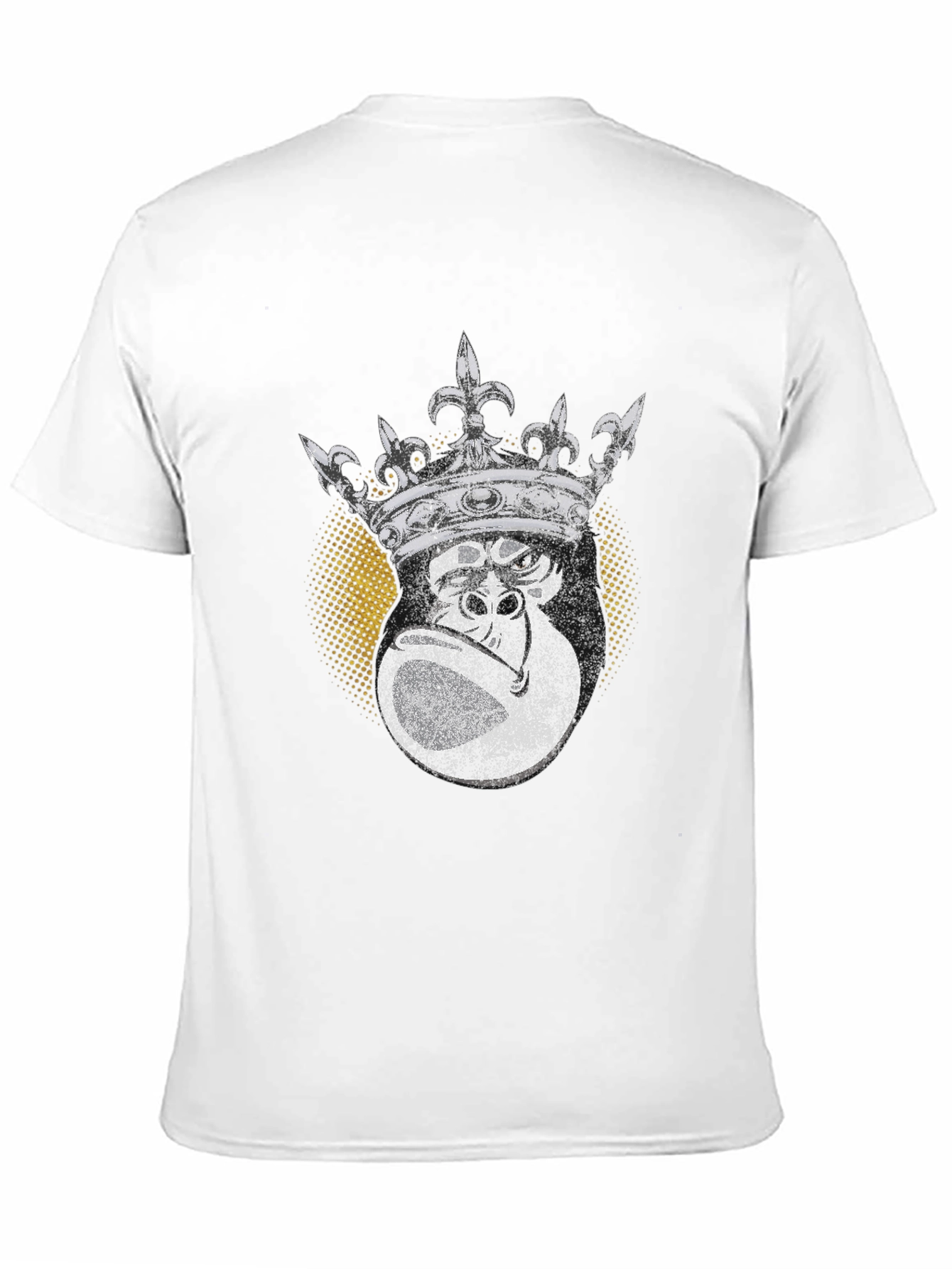 Black King Kong Graphic Tee - Black Cotton T-Shirt view 11