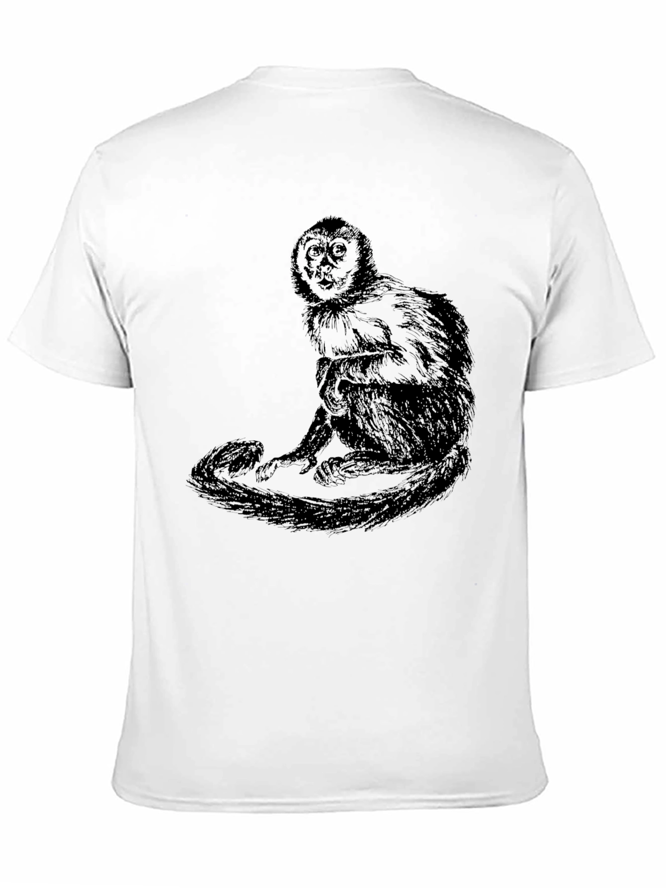 Black Monkey Graphic Black T-Shirt view 11