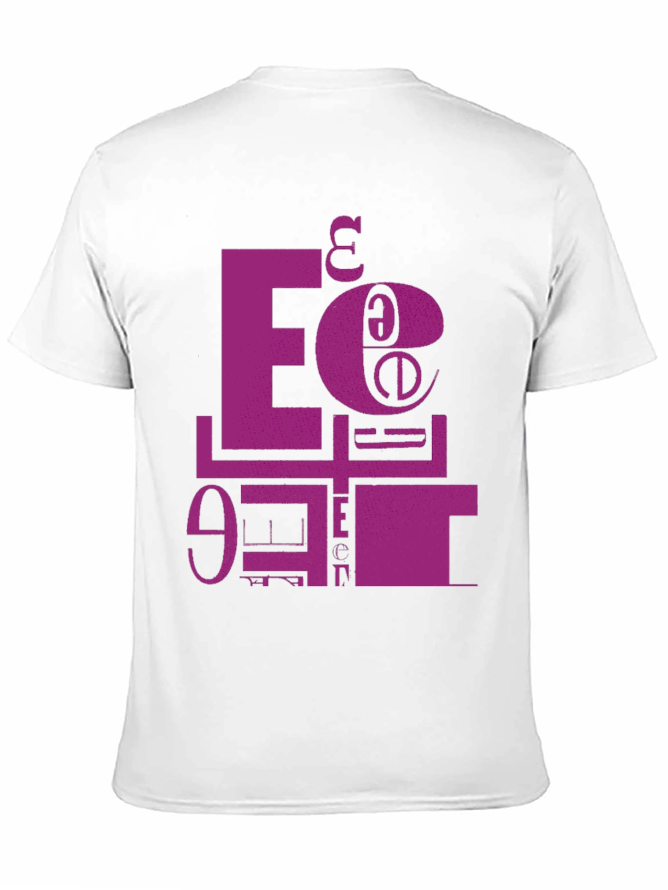 Black Abstract Graphic Print T-Shirt view 11