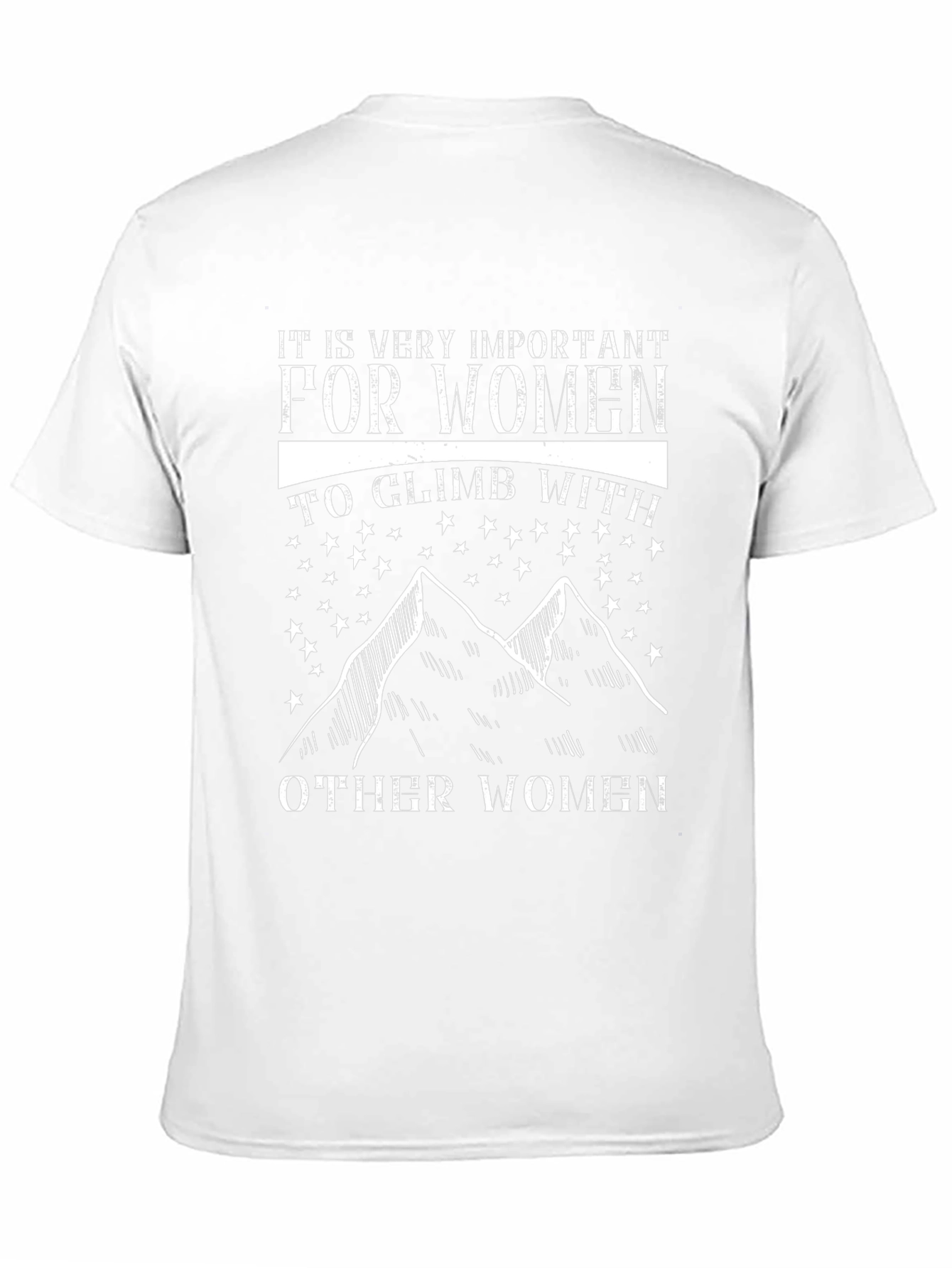 Black Women's Climbing T-Shirt - Motivational Design view 11