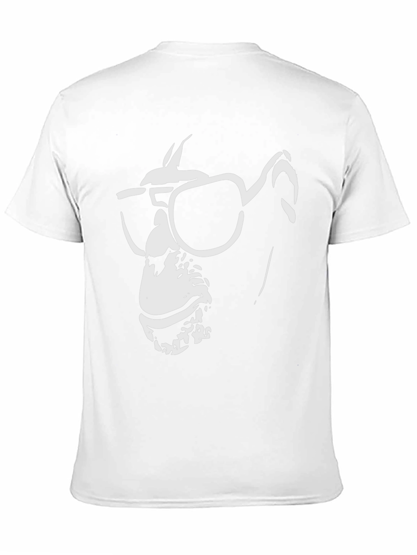 Black Cool Chimp Graphic Tee - Black Cotton T-Shirt view 11