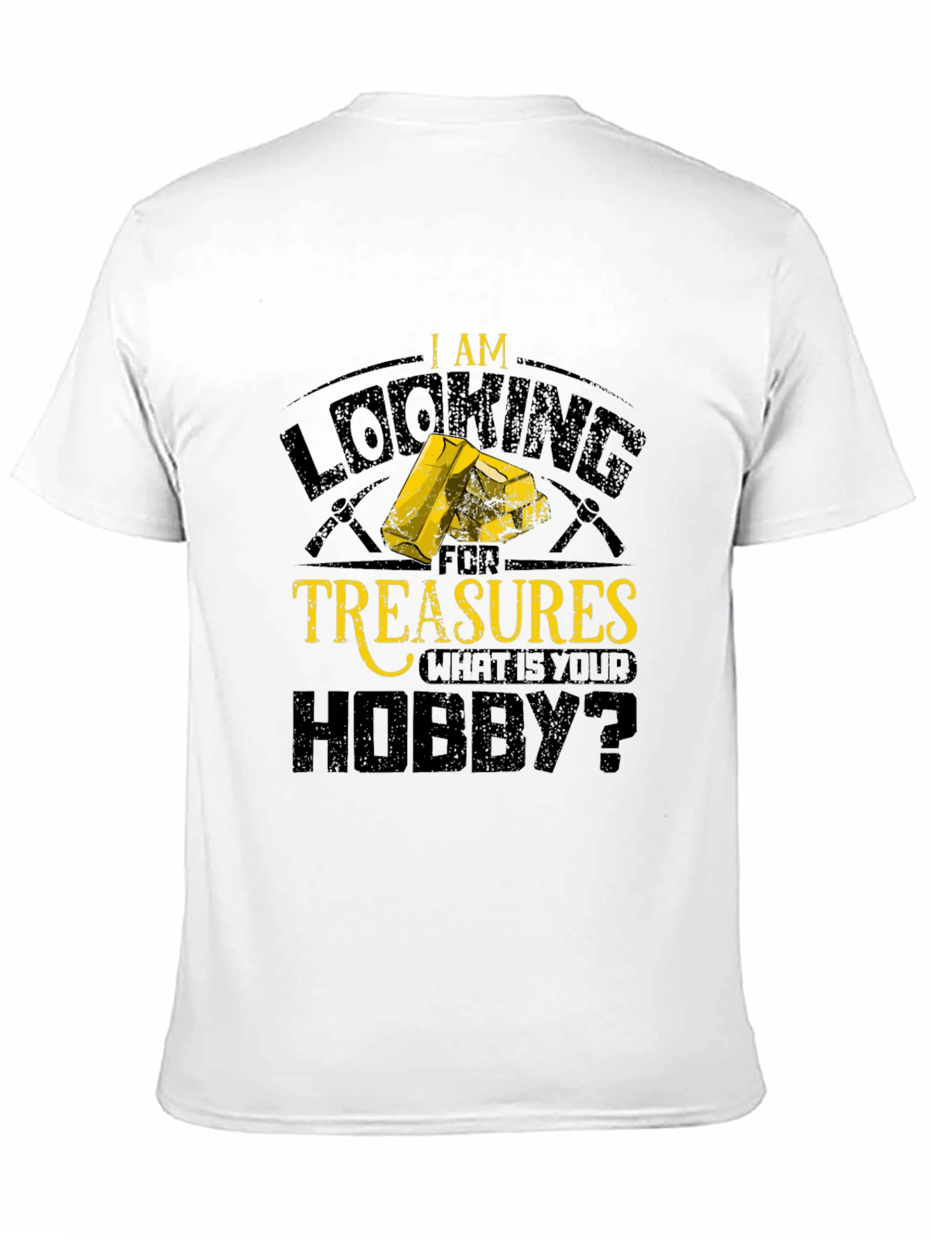 Black I Am Looking For Treasures Hobby Graphic Tee view 11