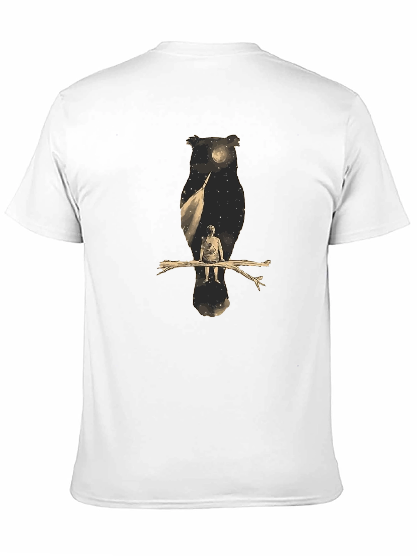 Owl Dreamscape Graphic Tee - Soft Cotton Blend - 11