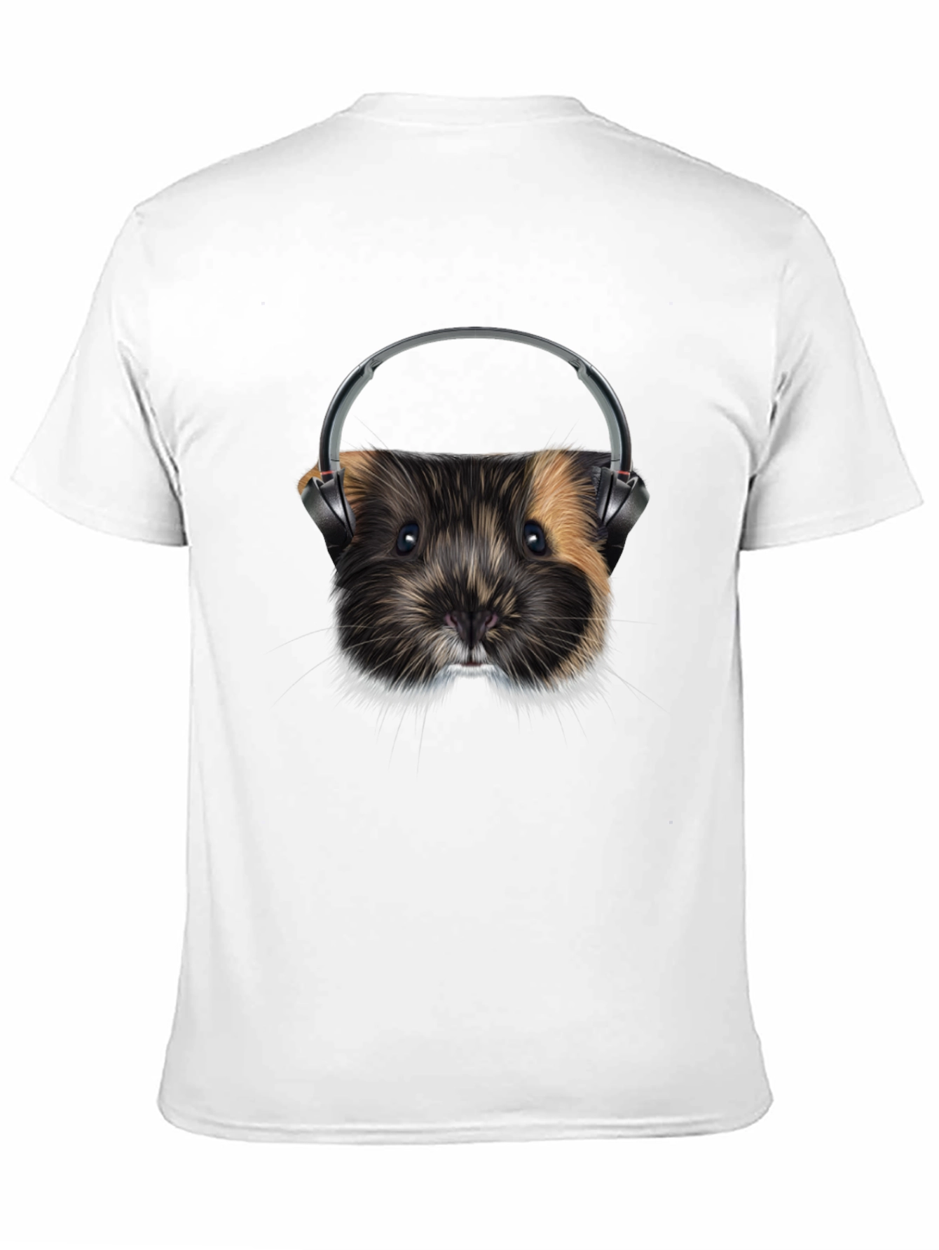 Black Guinea Pig DJ Graphic T-Shirt view 11