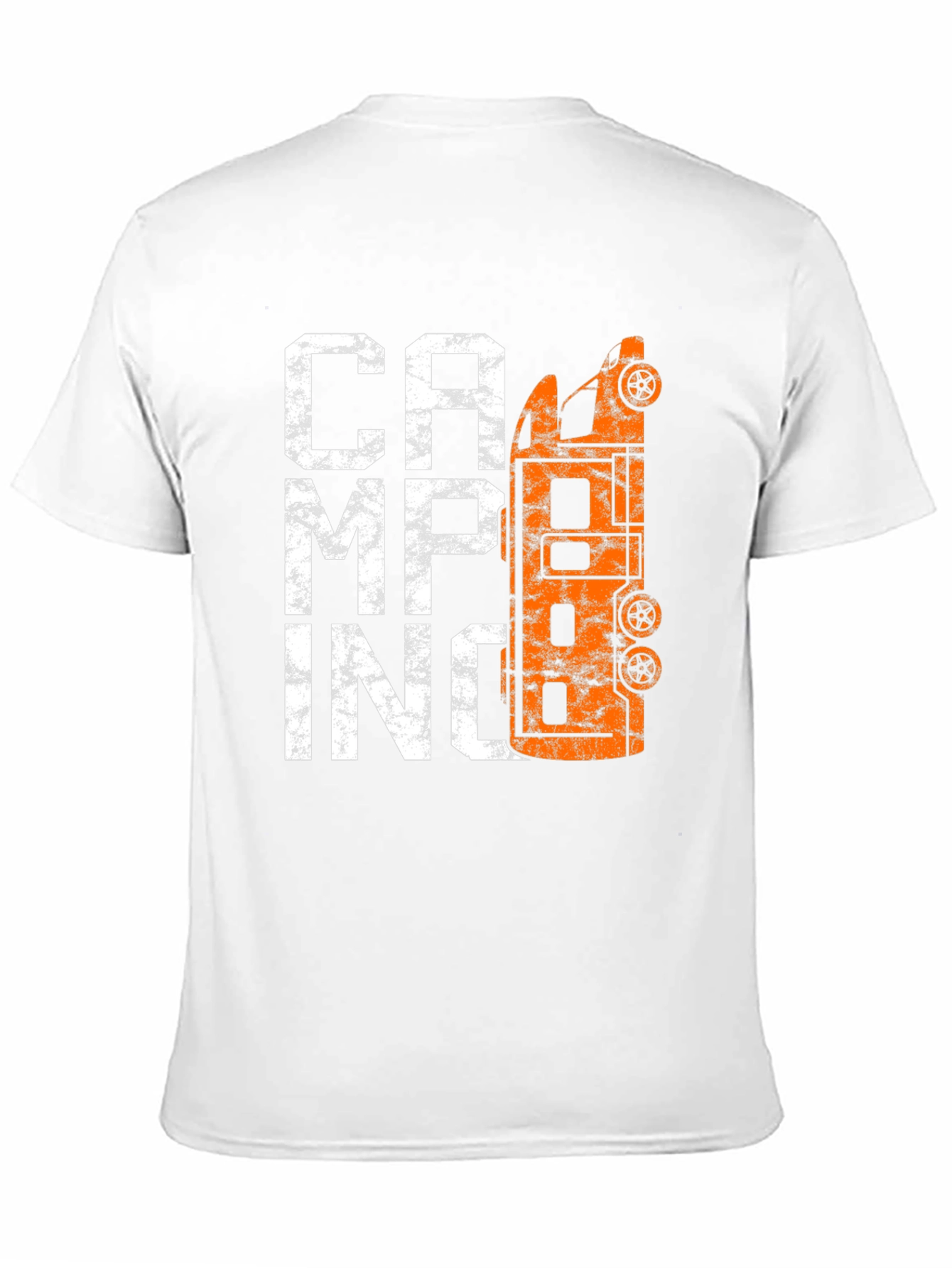 Black Camping Adventure T-Shirt - Black Graphic Tee view 11