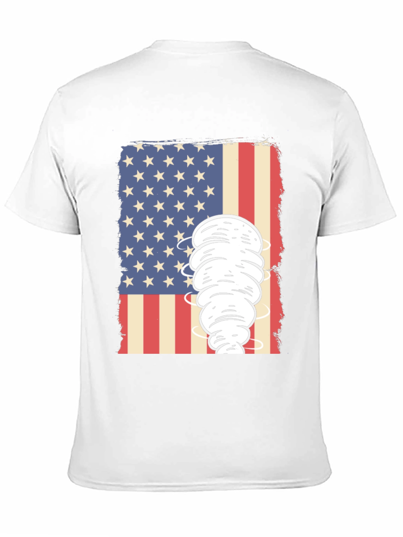 Black American Tornado Graphic Tee view 11