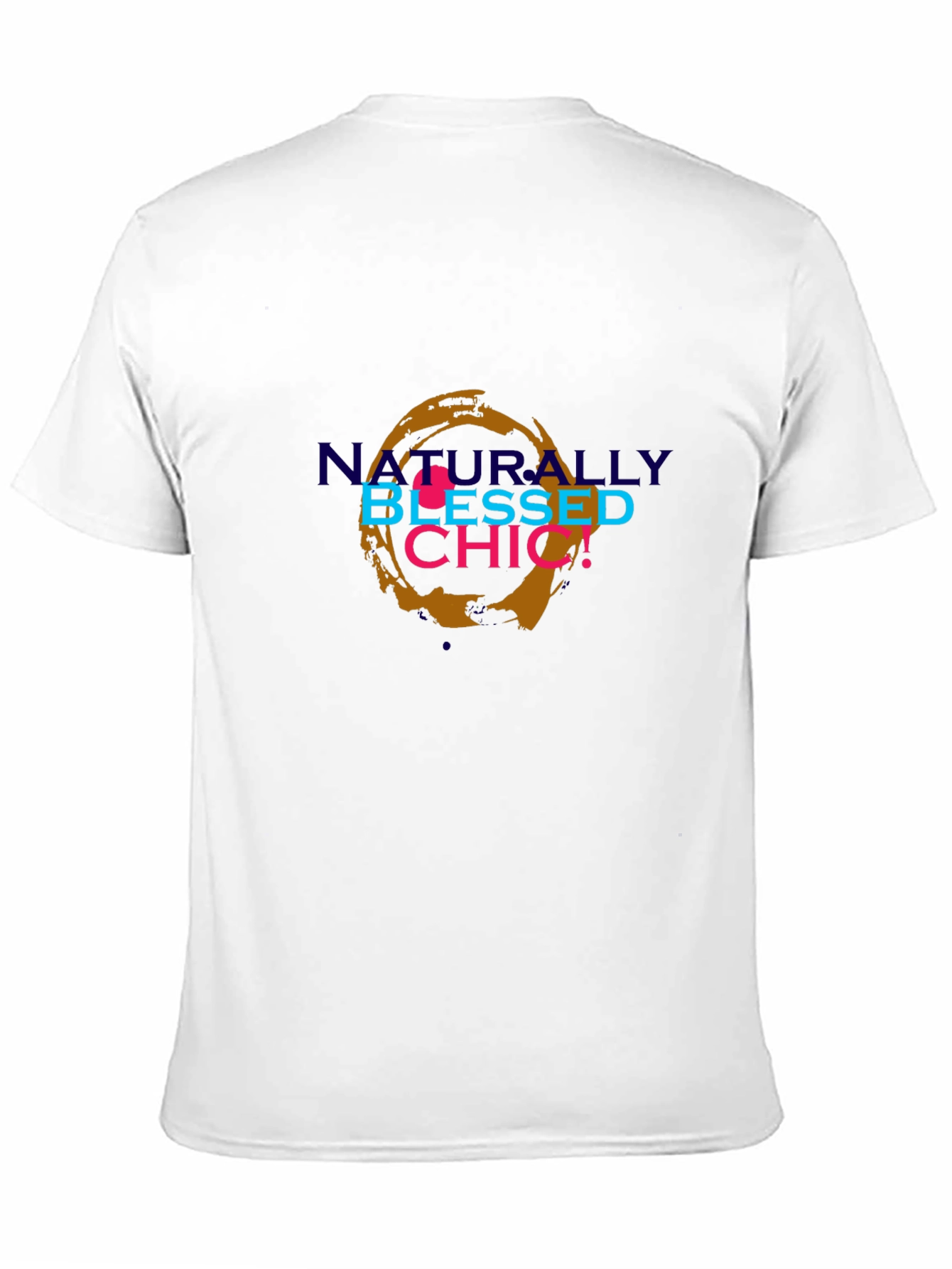 Black Naturally Blessed Chic Graphic T-Shirt view 11
